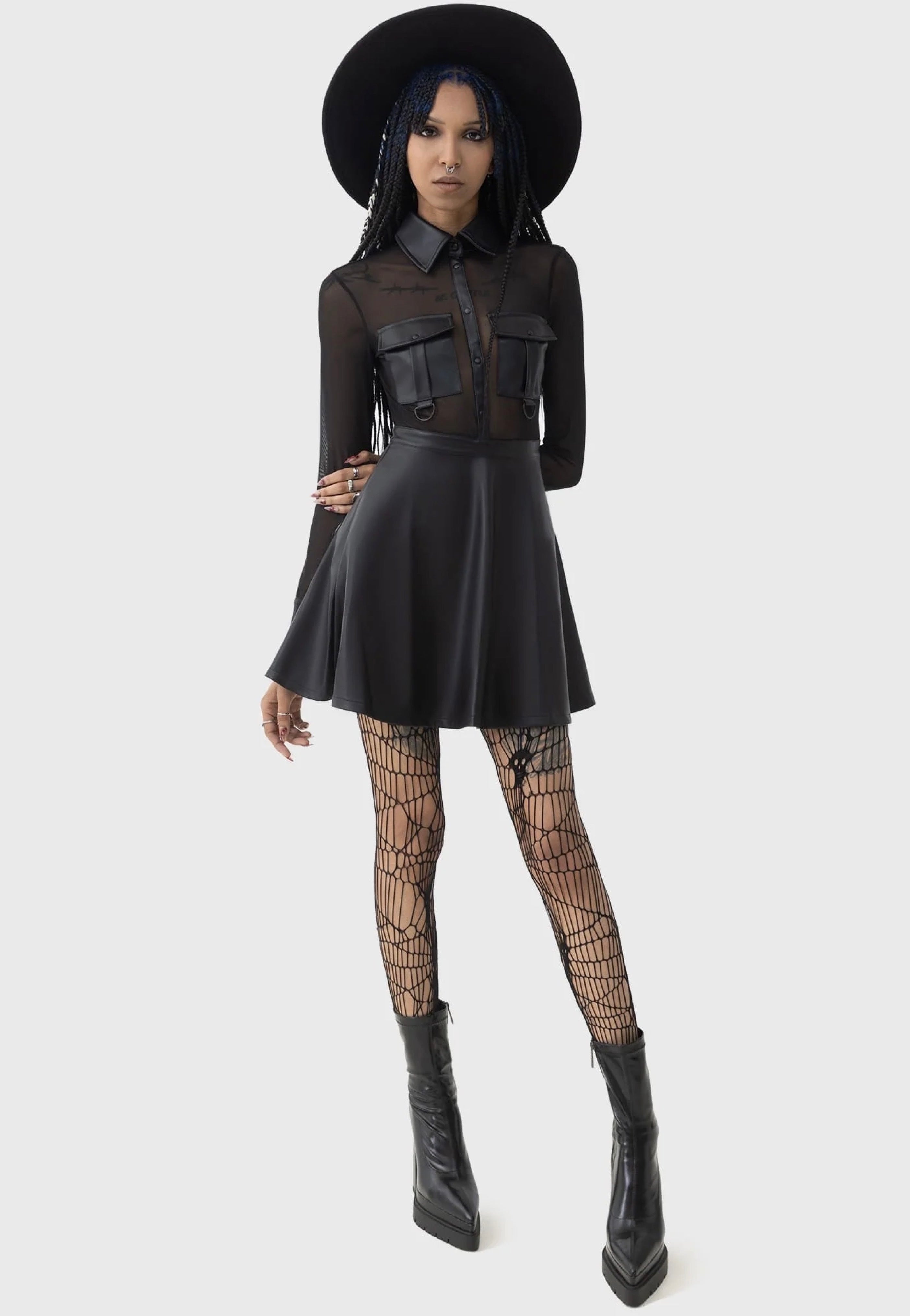 Killstar x Kihilist - Shadowsinger Black - Dress | Women-Image