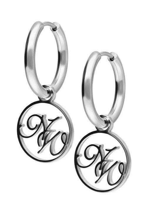 Wildcat x Nightwish - Little Cutted Hoops Silver - Earrings | Neutral-Image