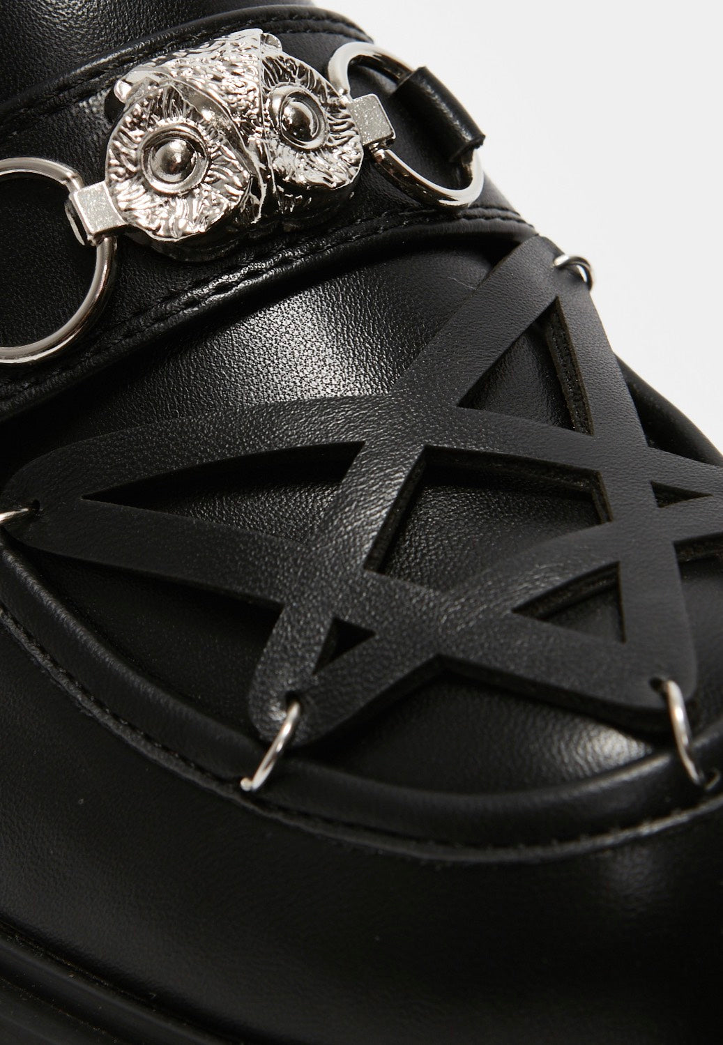 Koi Footwear - Silent Dusk Owl Pentagram Black - Shoes | Women-Image