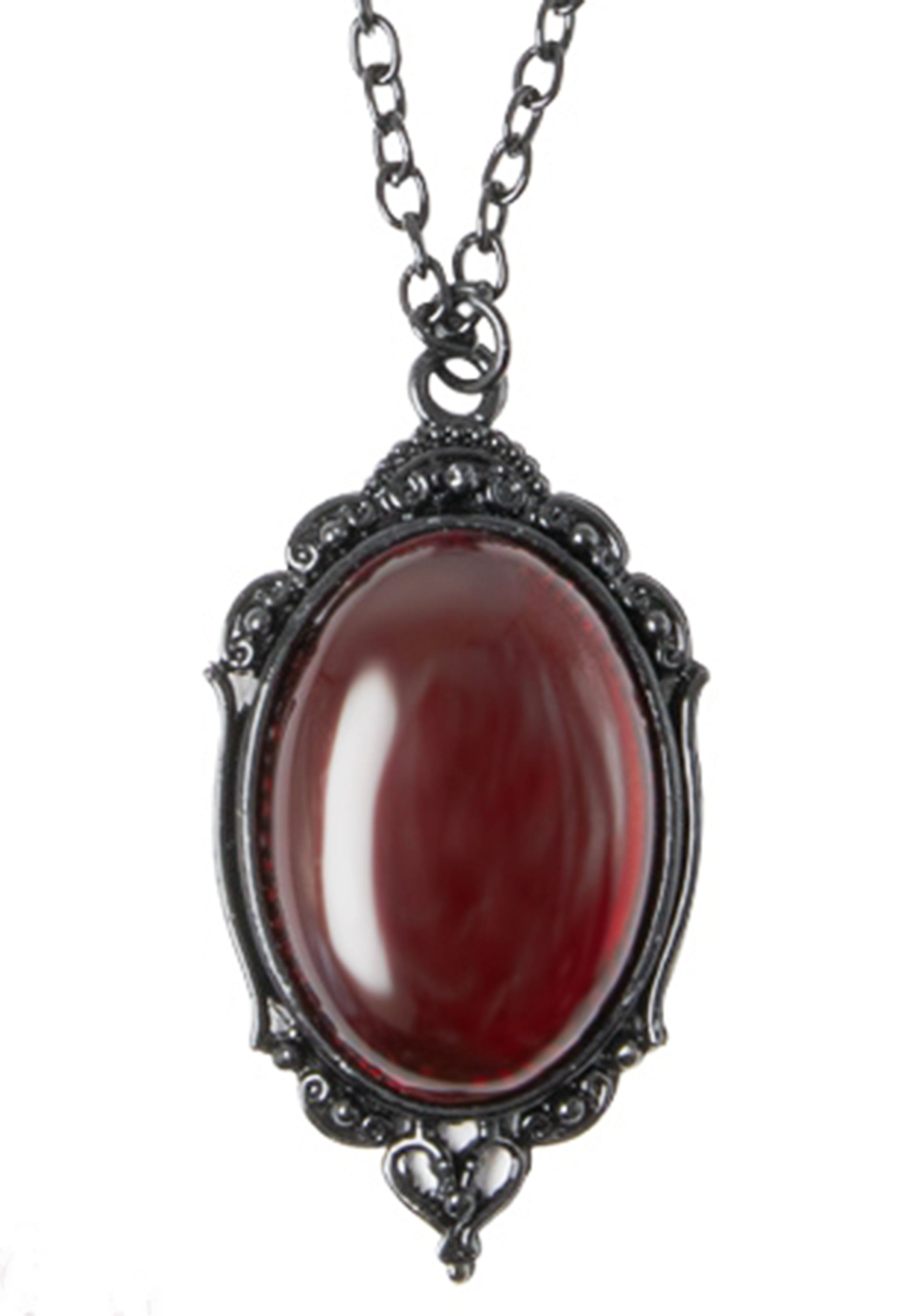 etNox - Red Crystal - Necklace | Neutral-Image