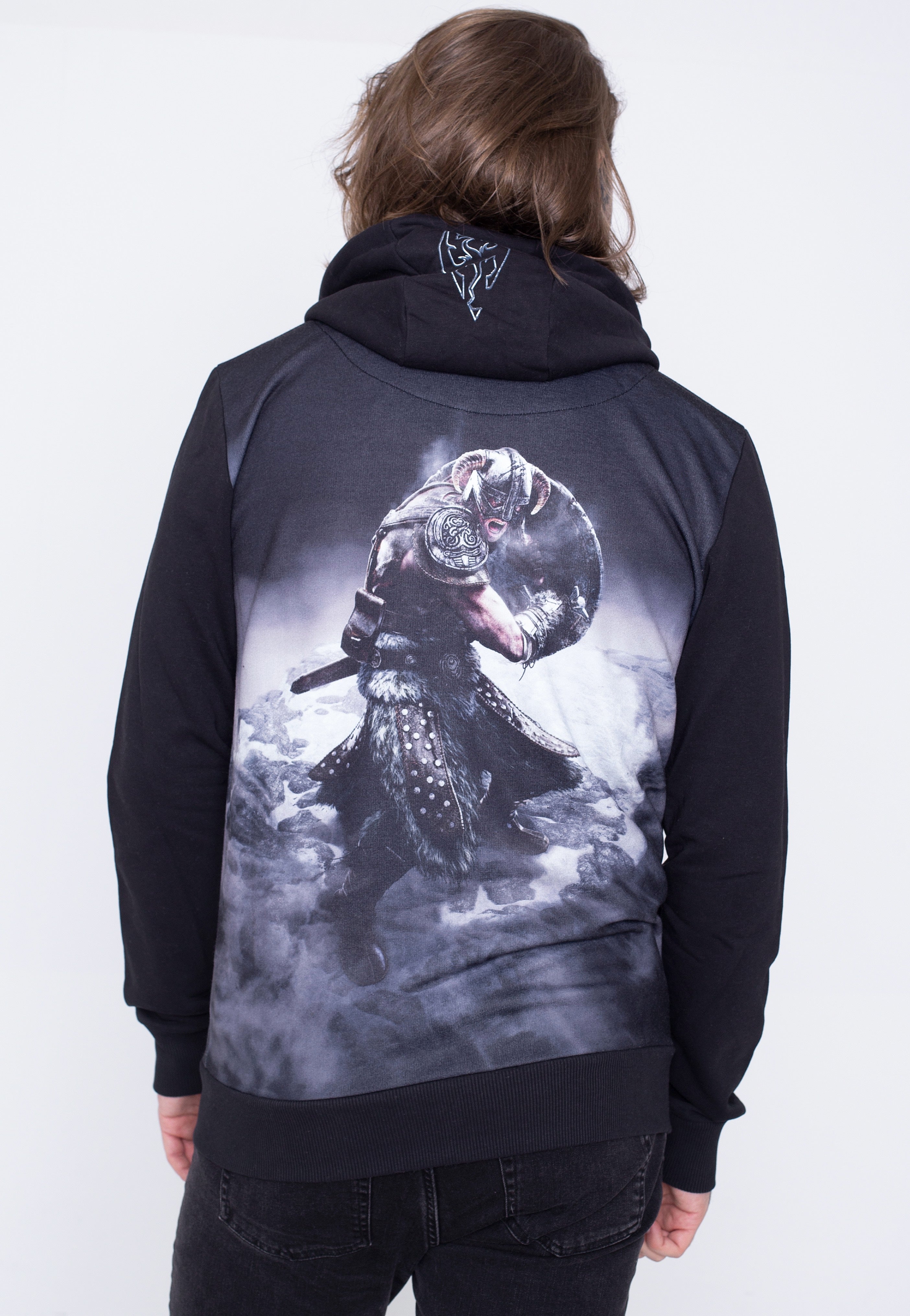 Skyrim - Dragon Slayer Backprint - Zipper | Men-Image