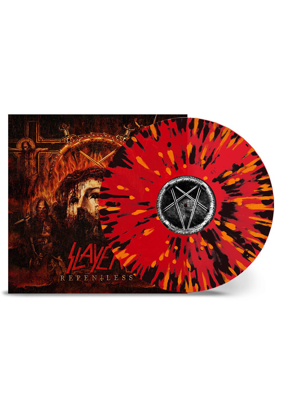 Slayer - Repentless Orange/Red Corona - Splattered Vinyl | Neutral-Image