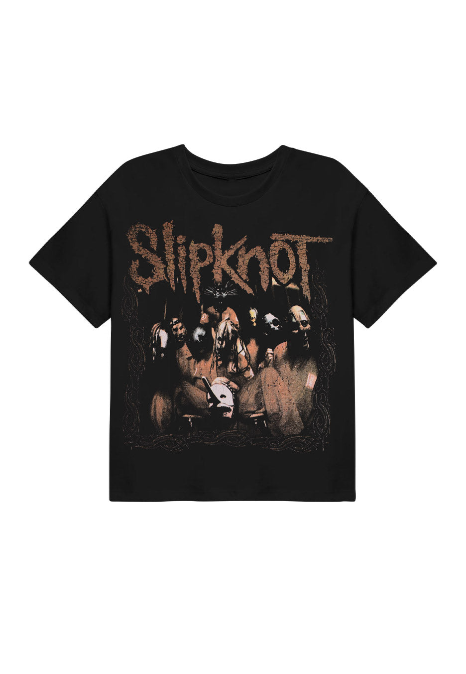 Slipknot - Band Frame Cropped - T-Shirt | Neutral-Image