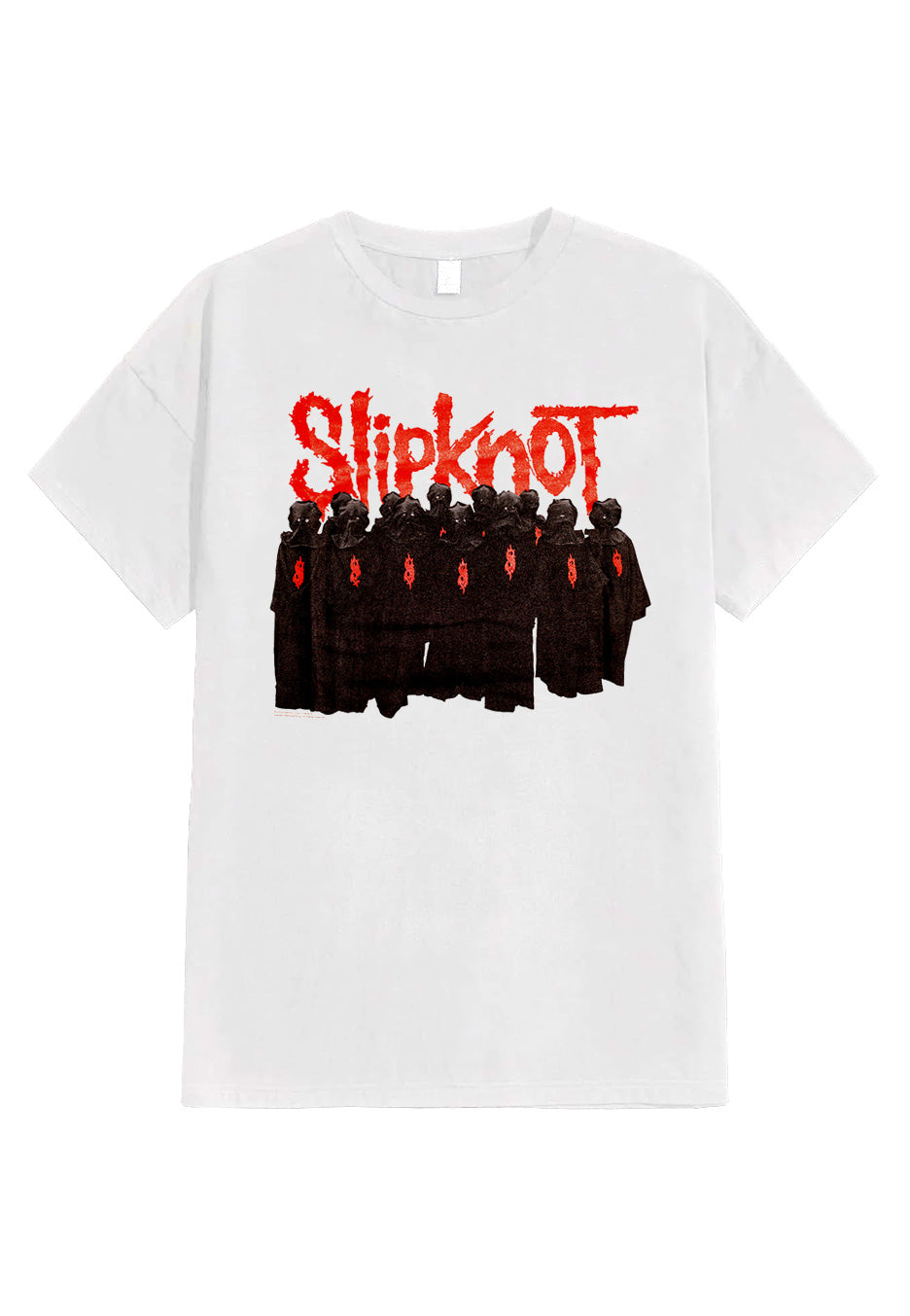 Slipknot - WANYK Black Figures White - T-Shirt | Neutral-Image