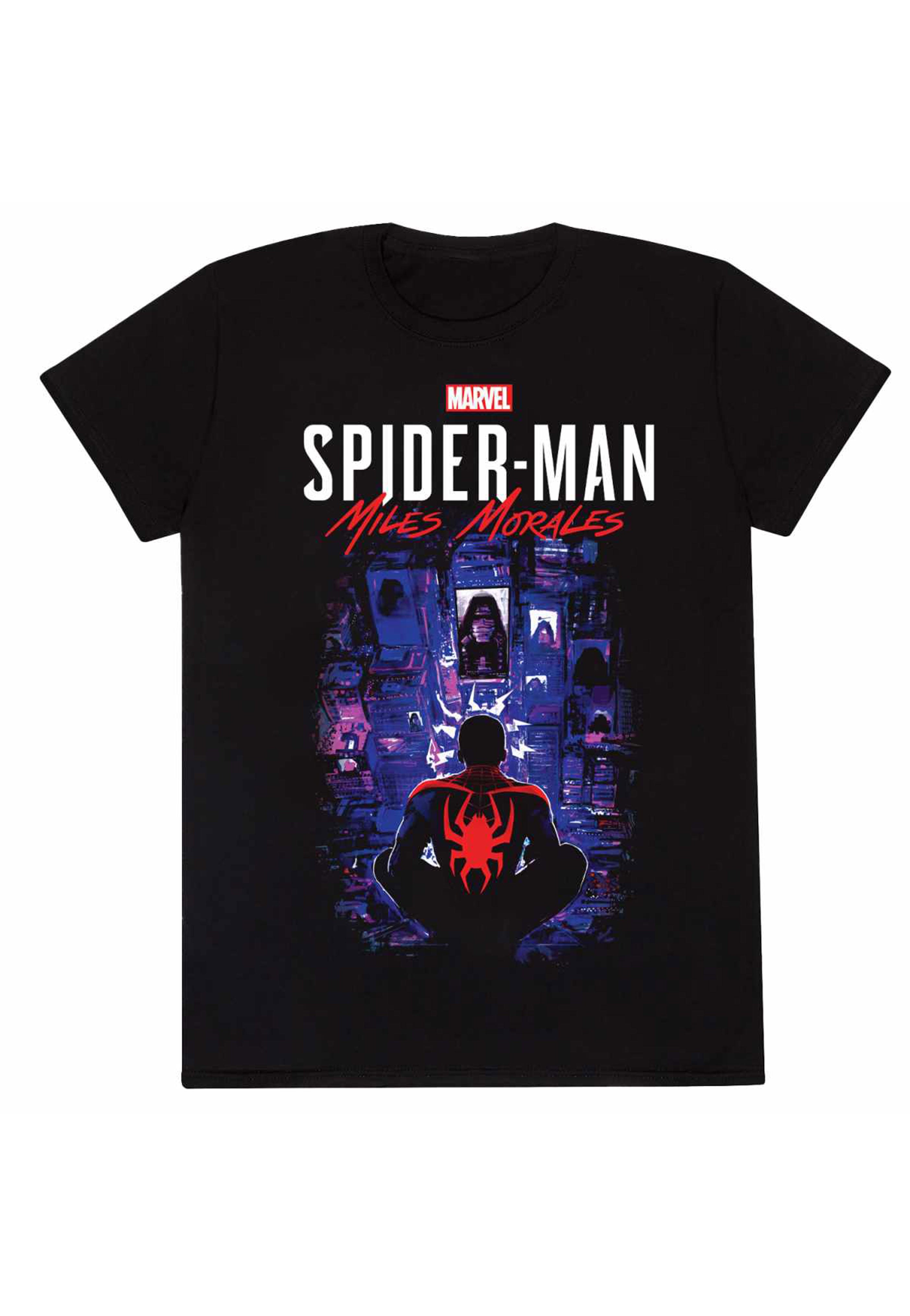 Spider-Man - Miles Morales City Overwatch - T-Shirt | Men-Image