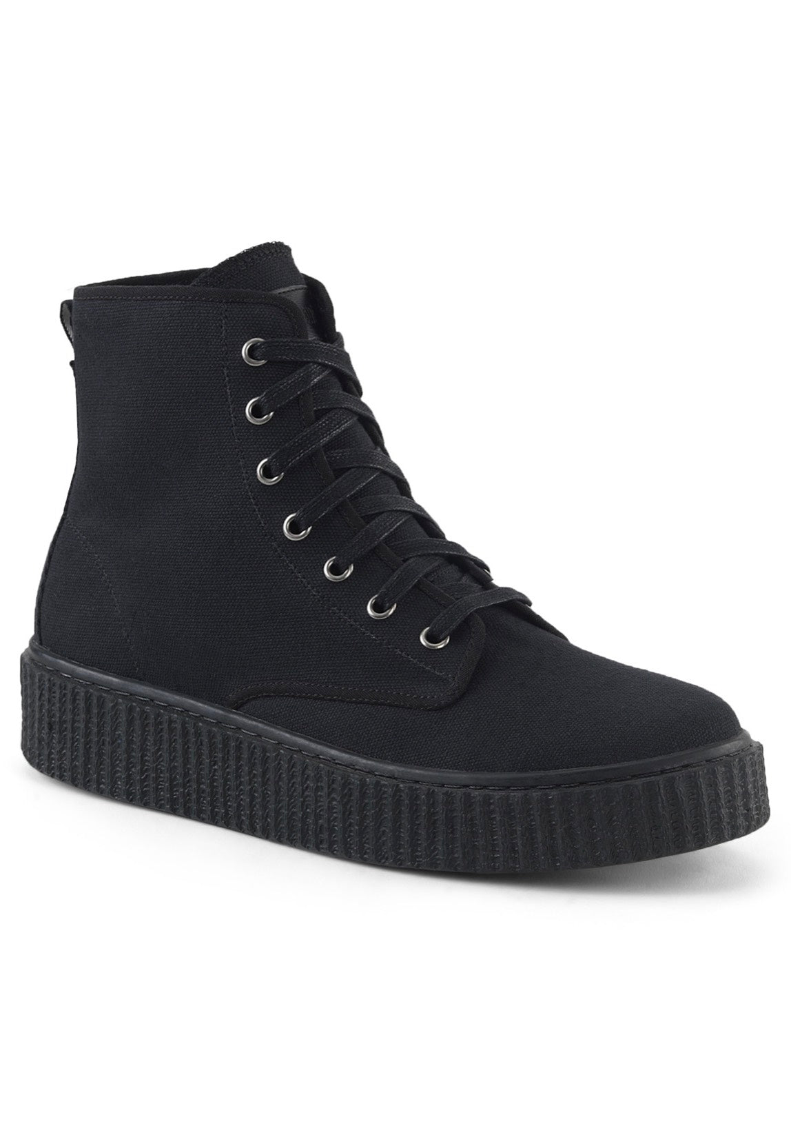 DemoniaCult - Sneeker 201 Black Canvas  - Shoes | Men-Image