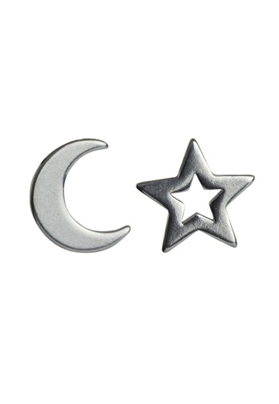 etNox - Mond Und Stern Silver - Earrings | Neutral-Image