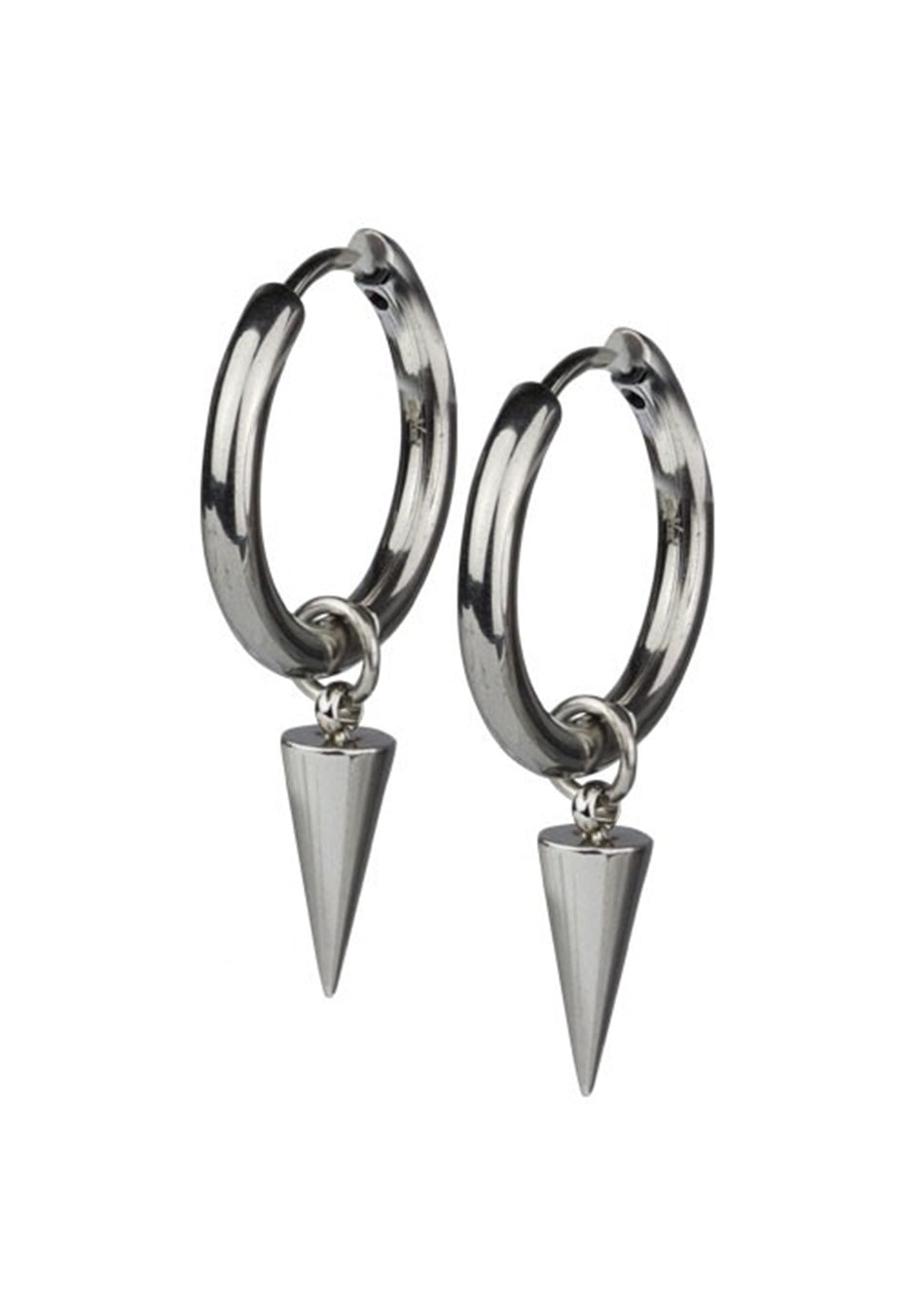 etNox - Spike Silver Silver - Earrings | Neutral-Image