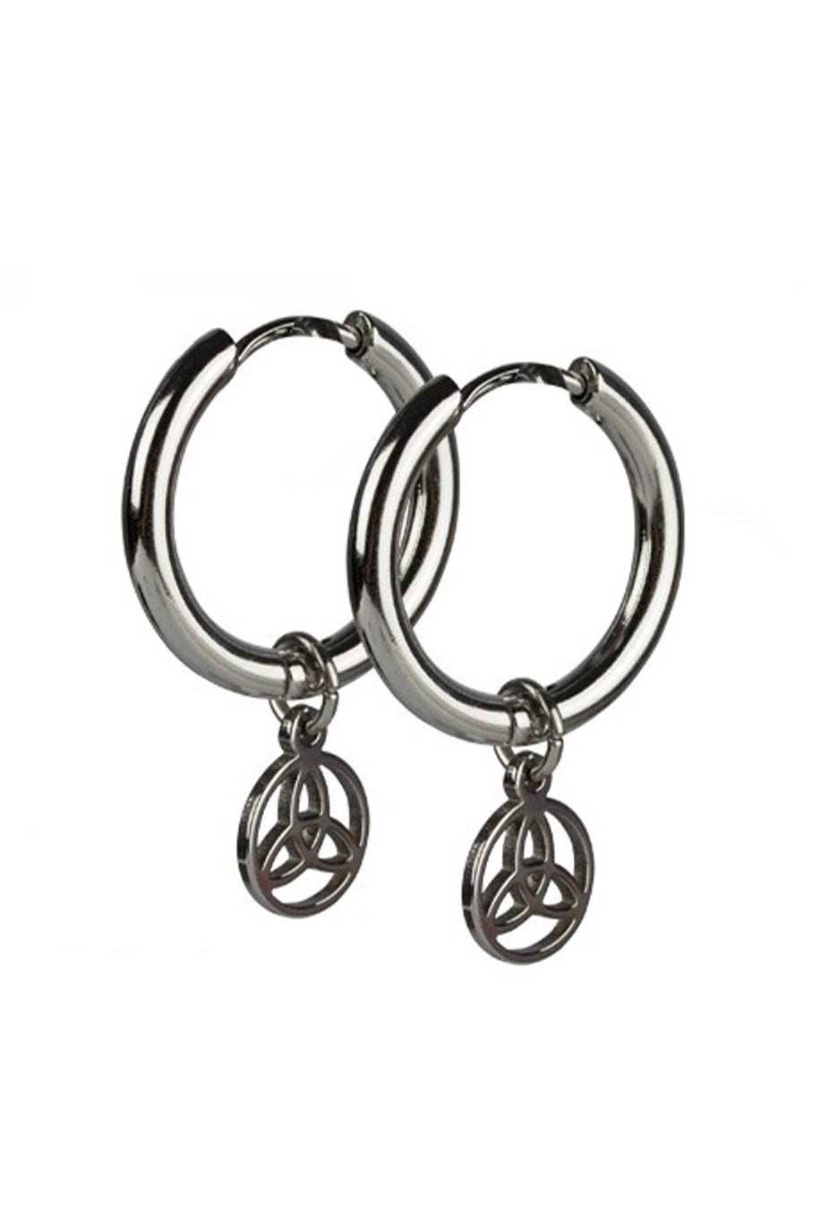 etNox - Hang Triquetra Silver - Earrings | Neutral-Image