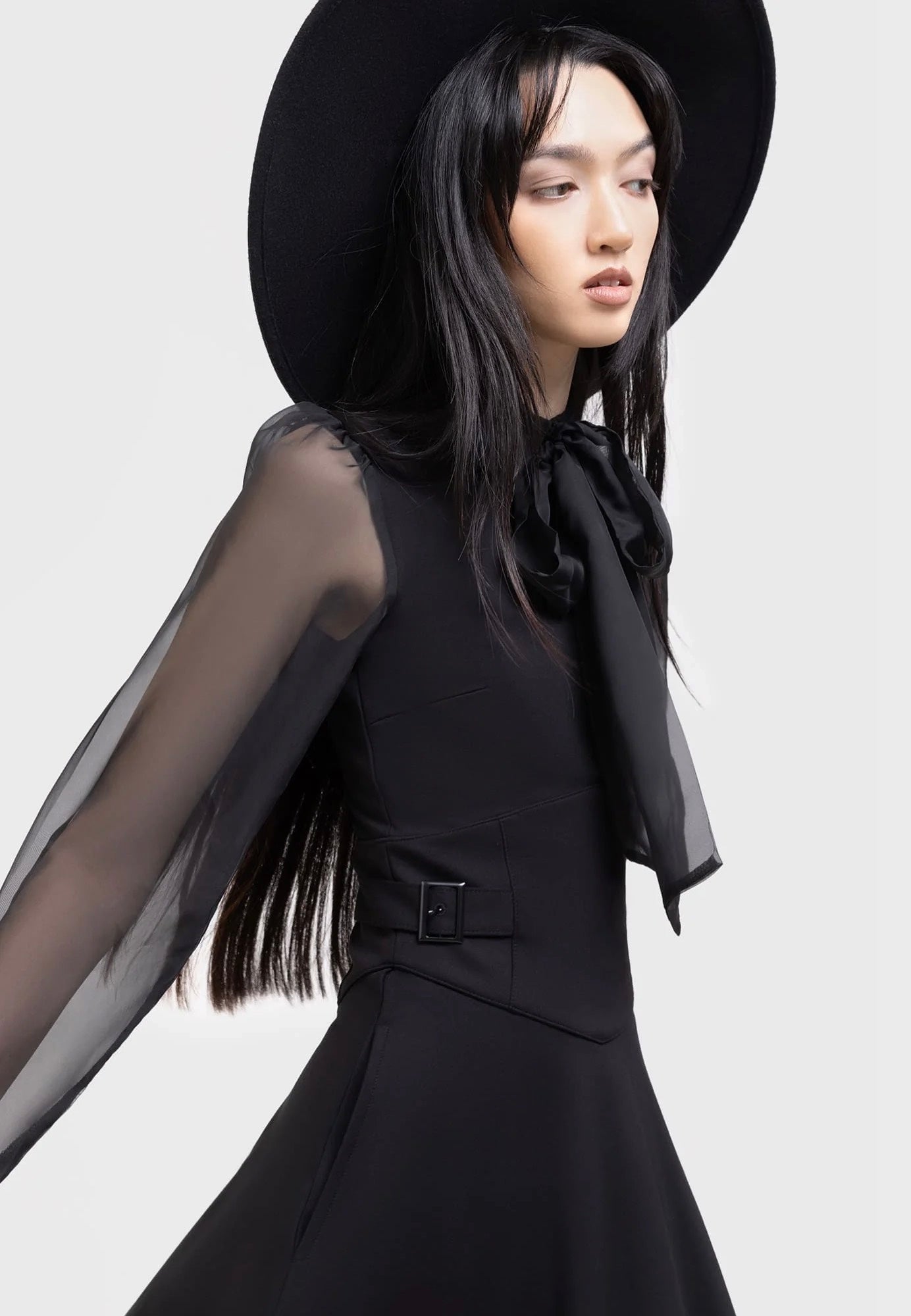 Killstar x Kihilist - Somber Shadow Black - Dress | Women-Image