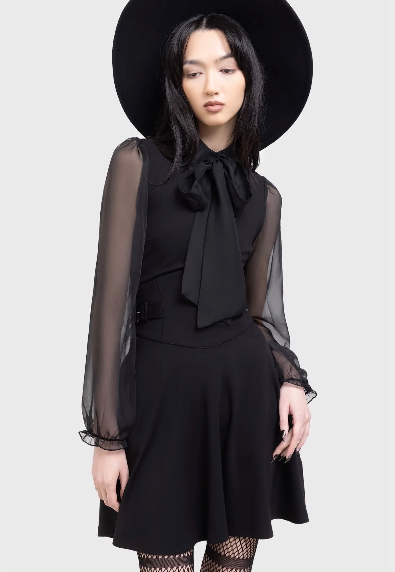 Killstar x Kihilist - Somber Shadow Black - Dress | Women-Image