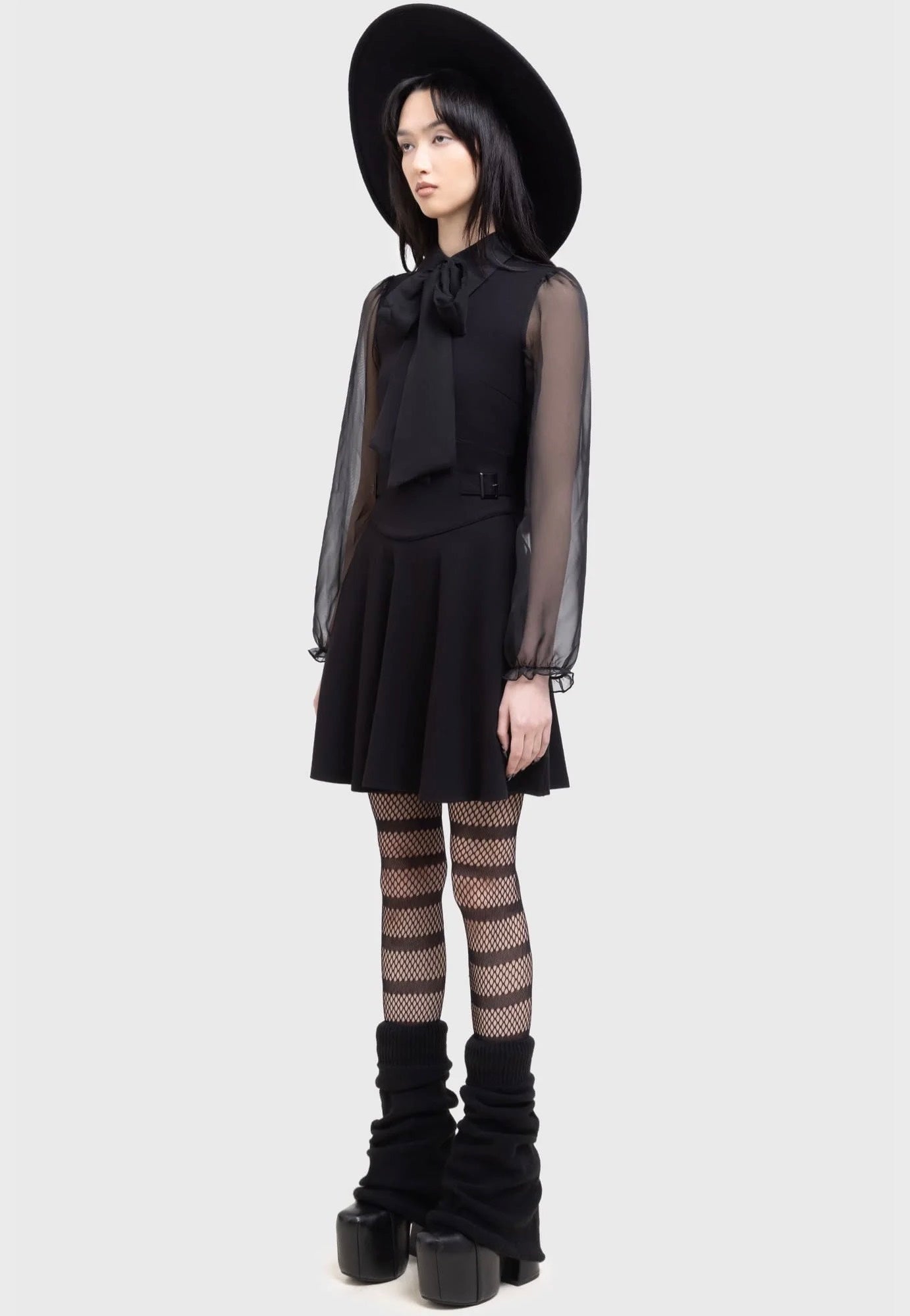 Killstar x Kihilist - Somber Shadow Black - Dress | Women-Image