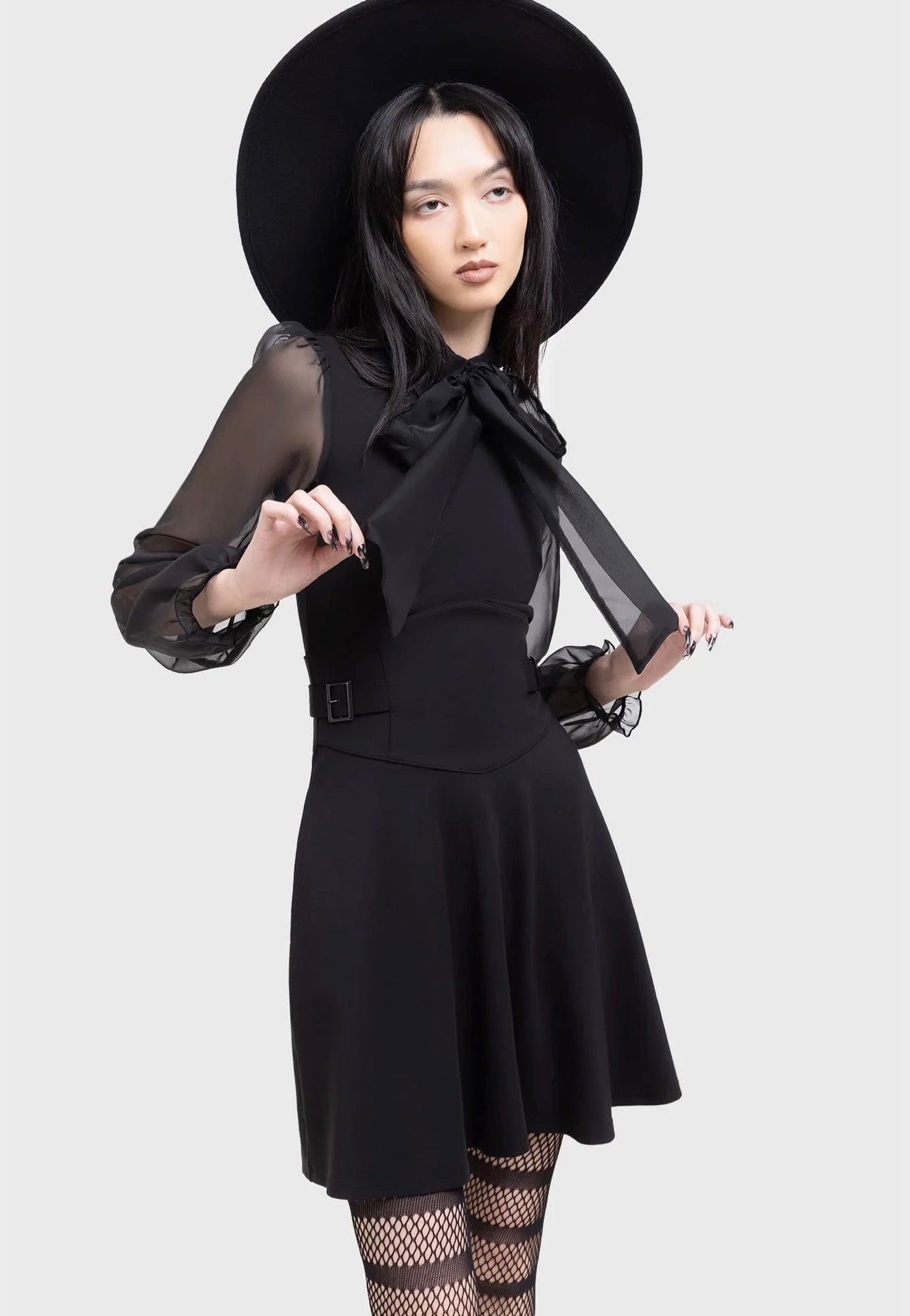 Killstar x Kihilist - Somber Shadow Black - Dress | Women-Image