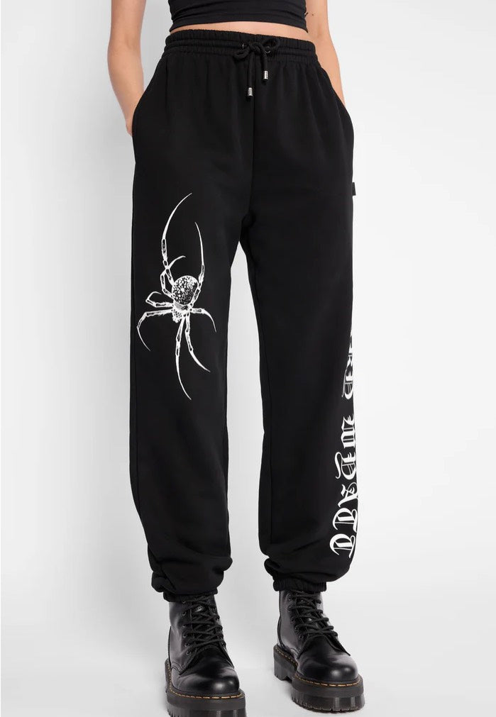 Mary Wyatt - Spinnerette Black - Sweat Pants | Women-Image