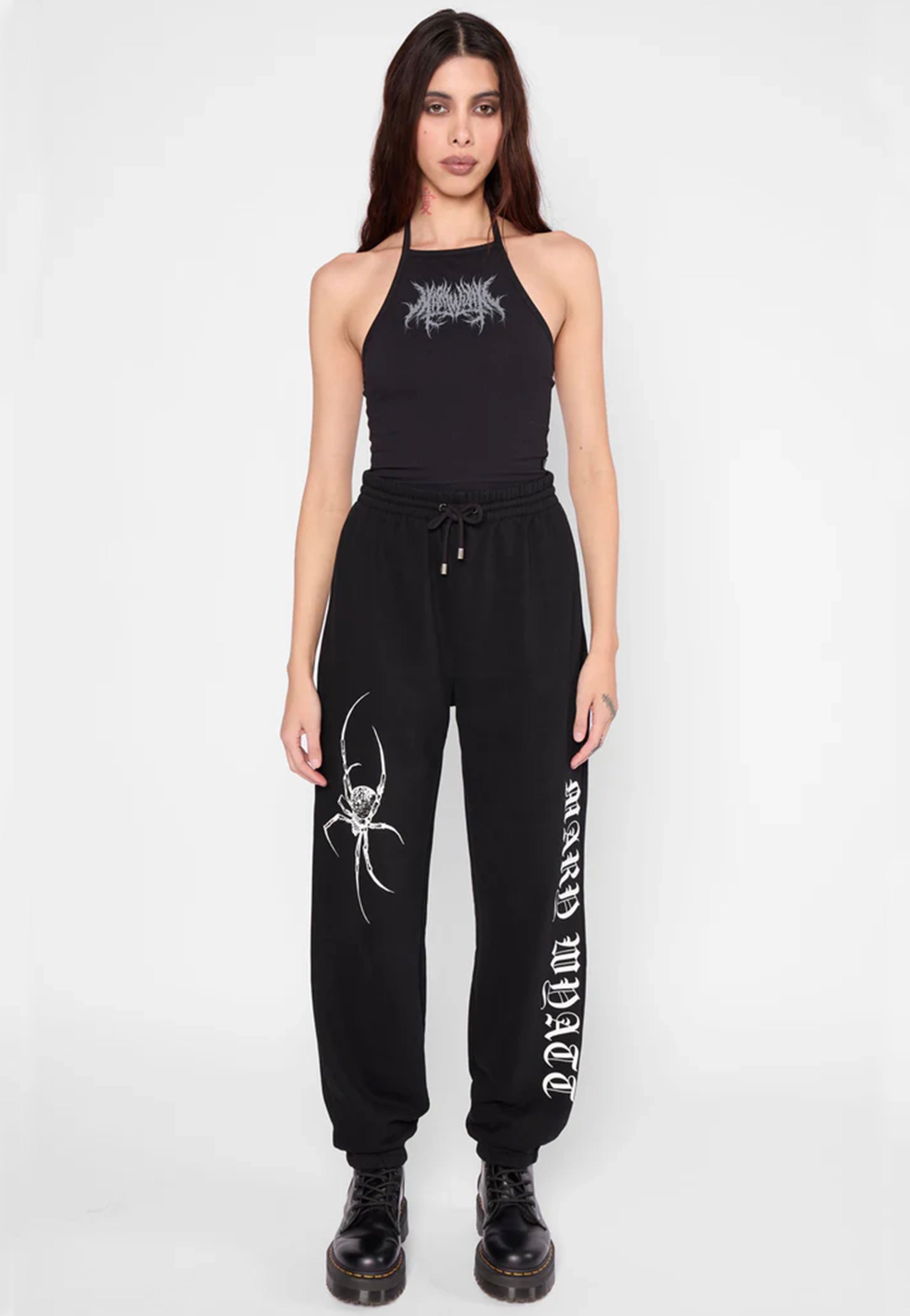 Mary Wyatt - Spinnerette Black - Sweat Pants | Women-Image