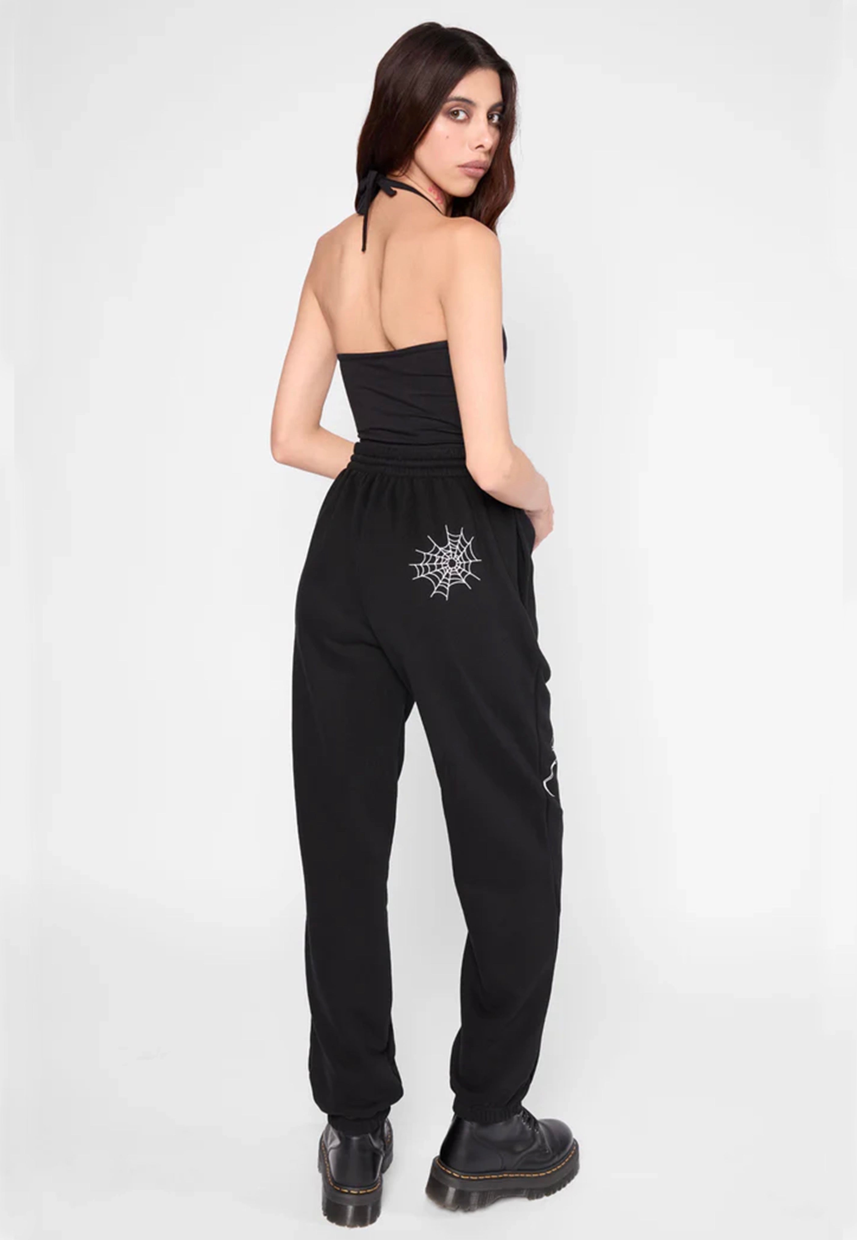 Mary Wyatt - Spinnerette Black - Sweat Pants | Women-Image