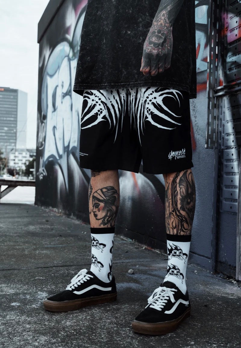 Stay Cold Apparel - Spitting Evil White - Socks | Neutral-Image