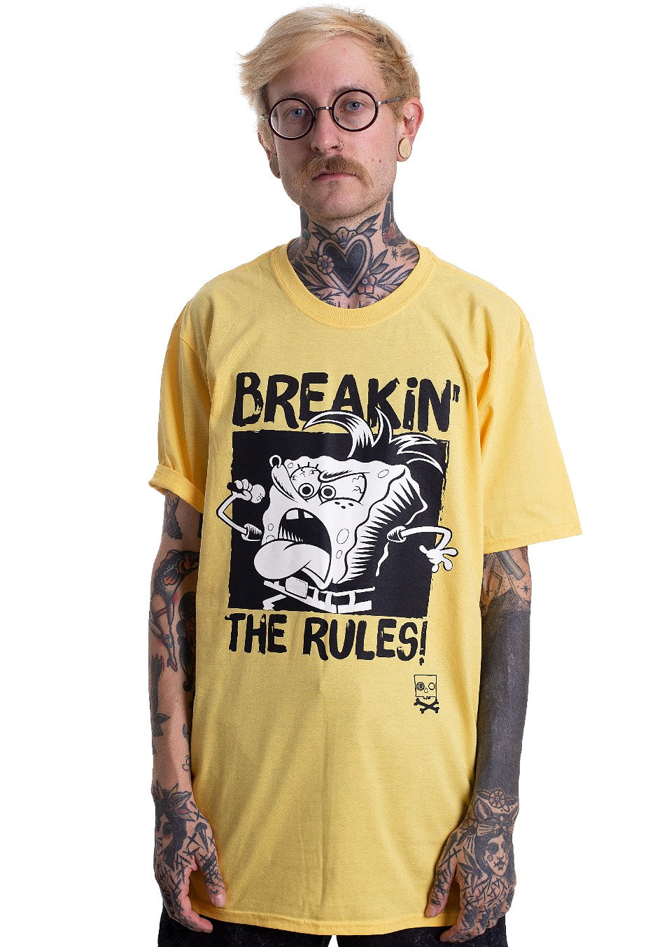 SpongeBob SquarePants - Breakin´ The Rules Yellow - T-Shirt | Men-Image