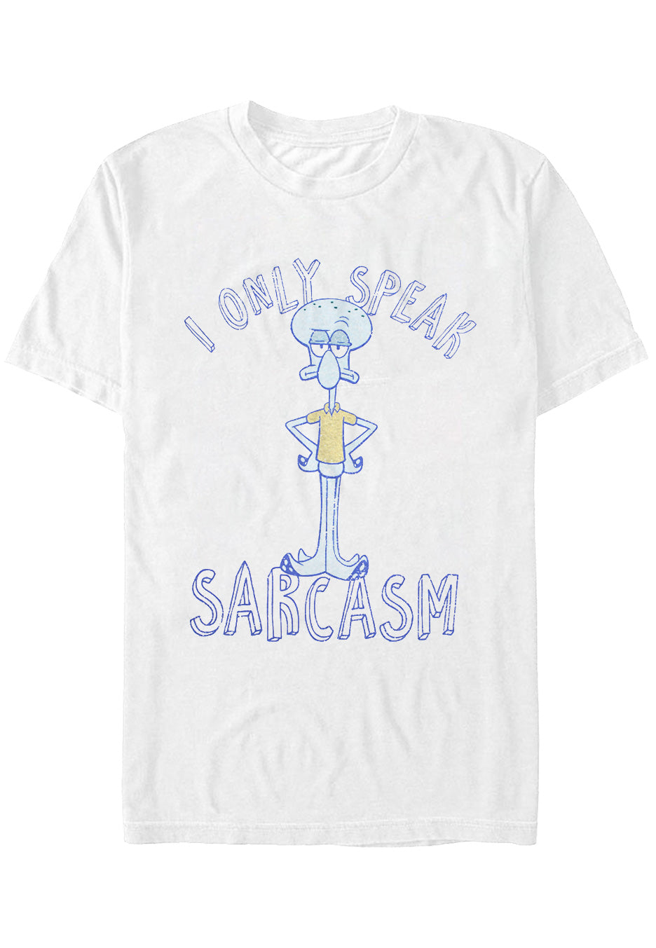 SpongeBob SquarePants - Sarcasm Only White - T-Shirt | Neutral-Image