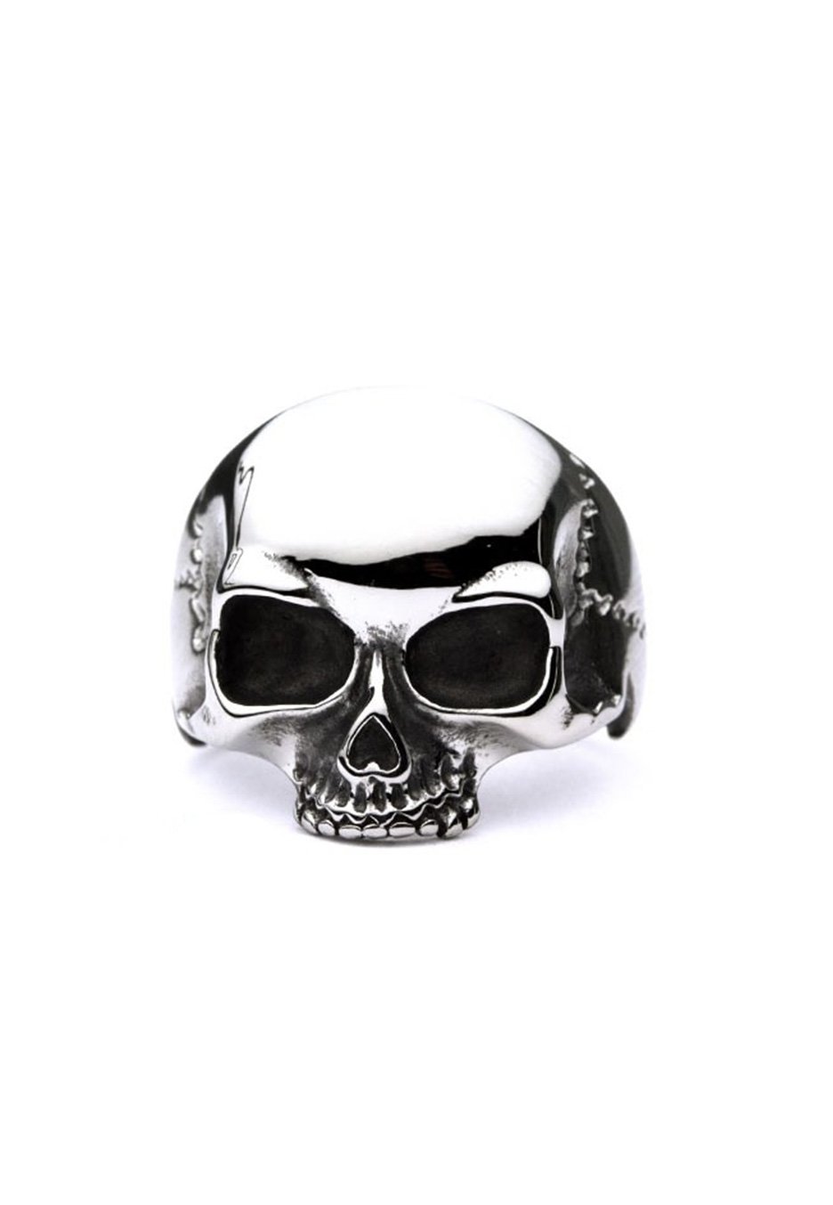 etNox - Simple Skull Silver - Ring | Neutral-Image