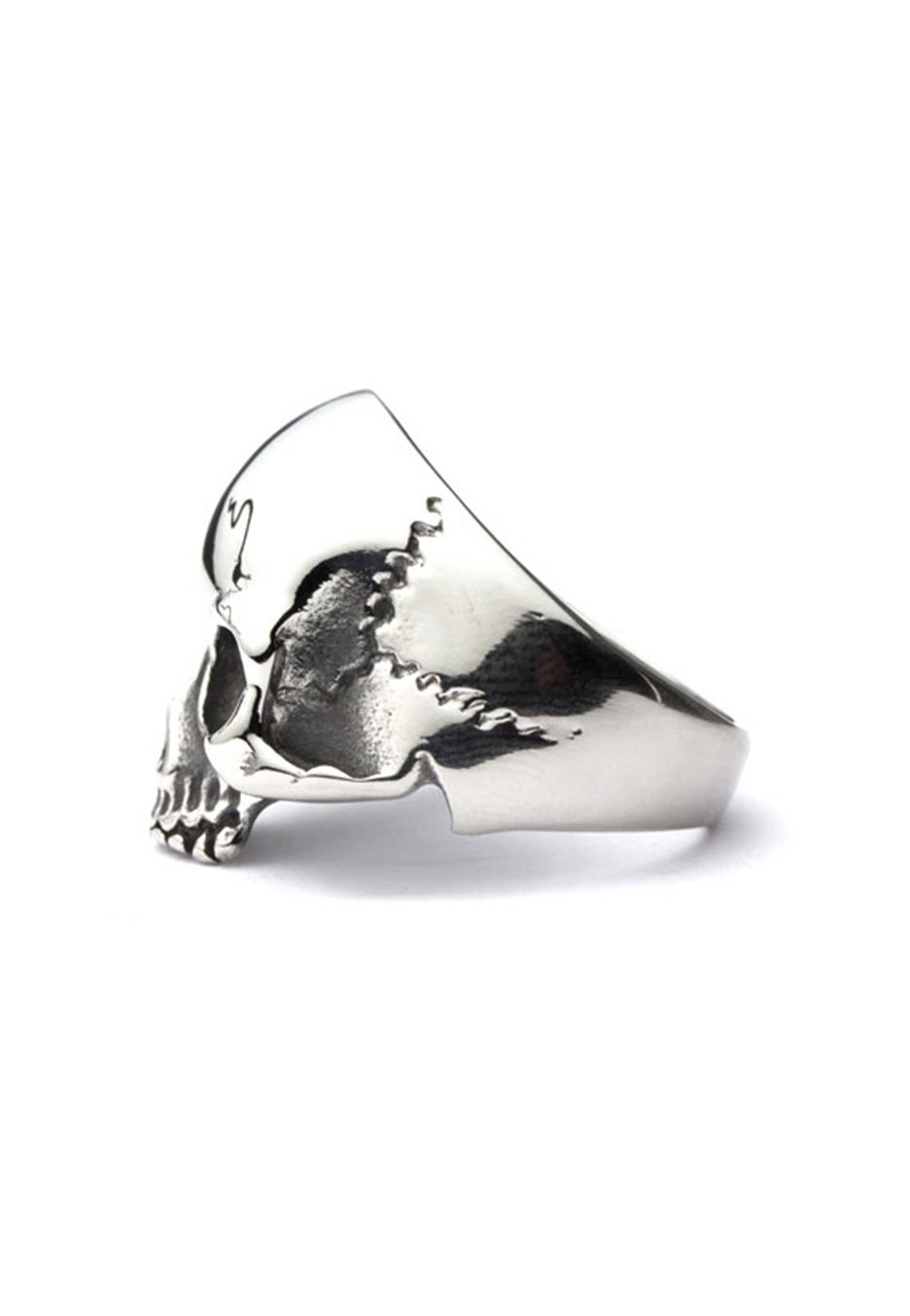 etNox - Simple Skull Silver - Ring | Neutral-Image