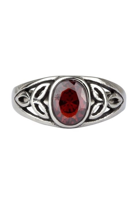 etNox - Celtic Red Silver - Ring | Neutral-Image