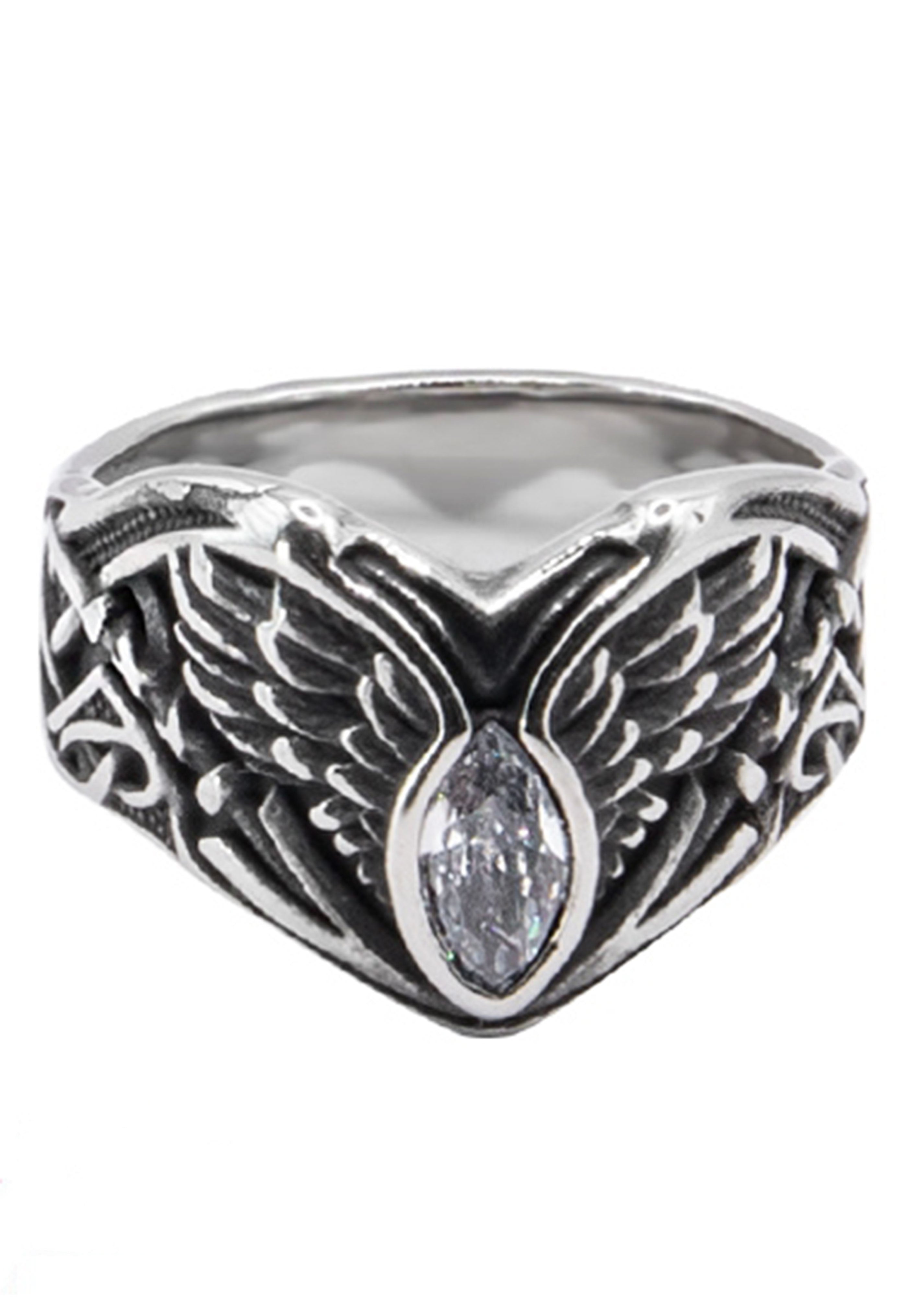 etNox - White Wing mit Stein - Ring | Neutral-Image