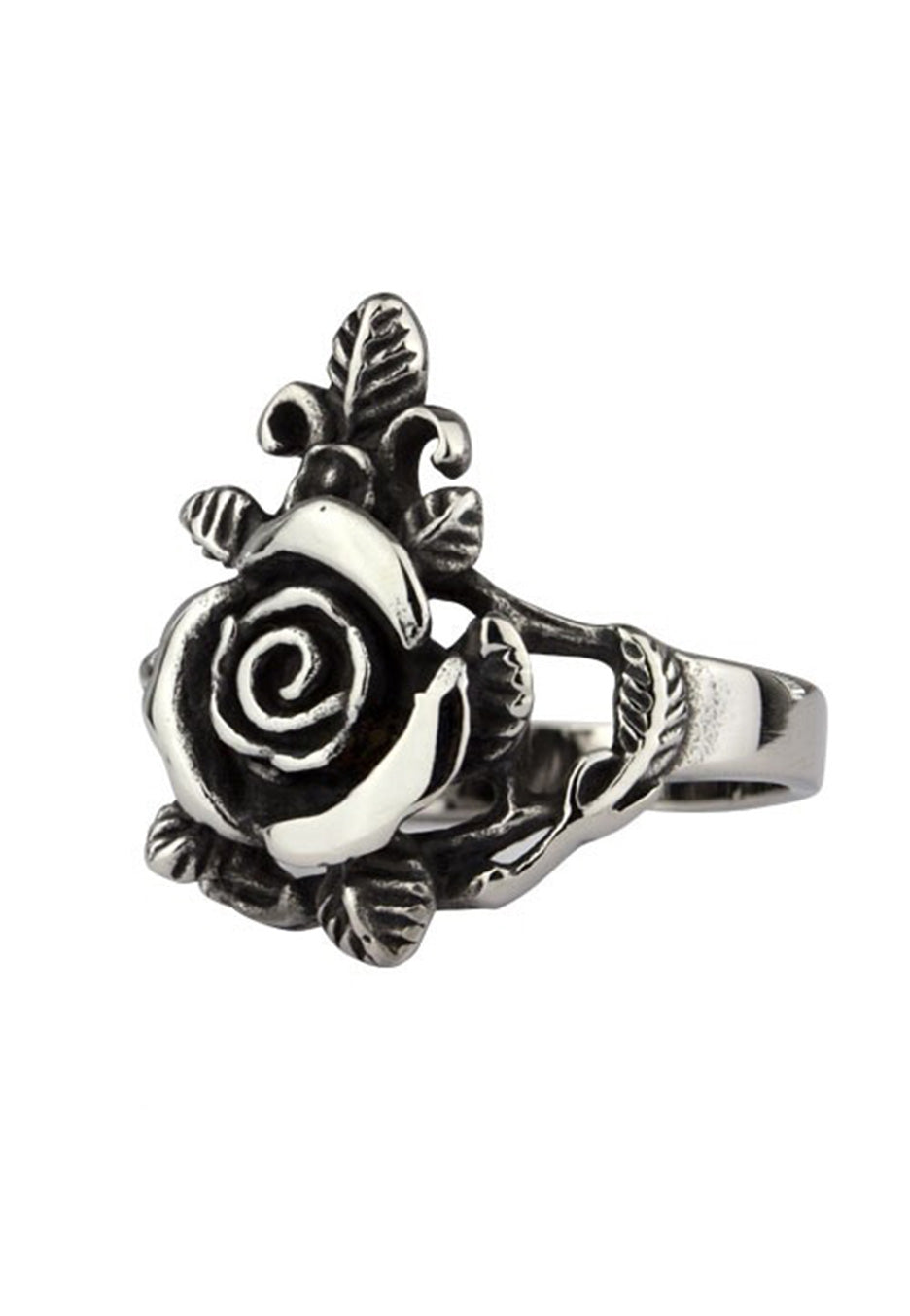 etNox - Small Rose Silver - Ring | Neutral-Image