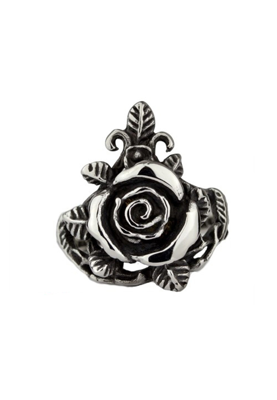 etNox - Small Rose Silver - Ring | Neutral-Image