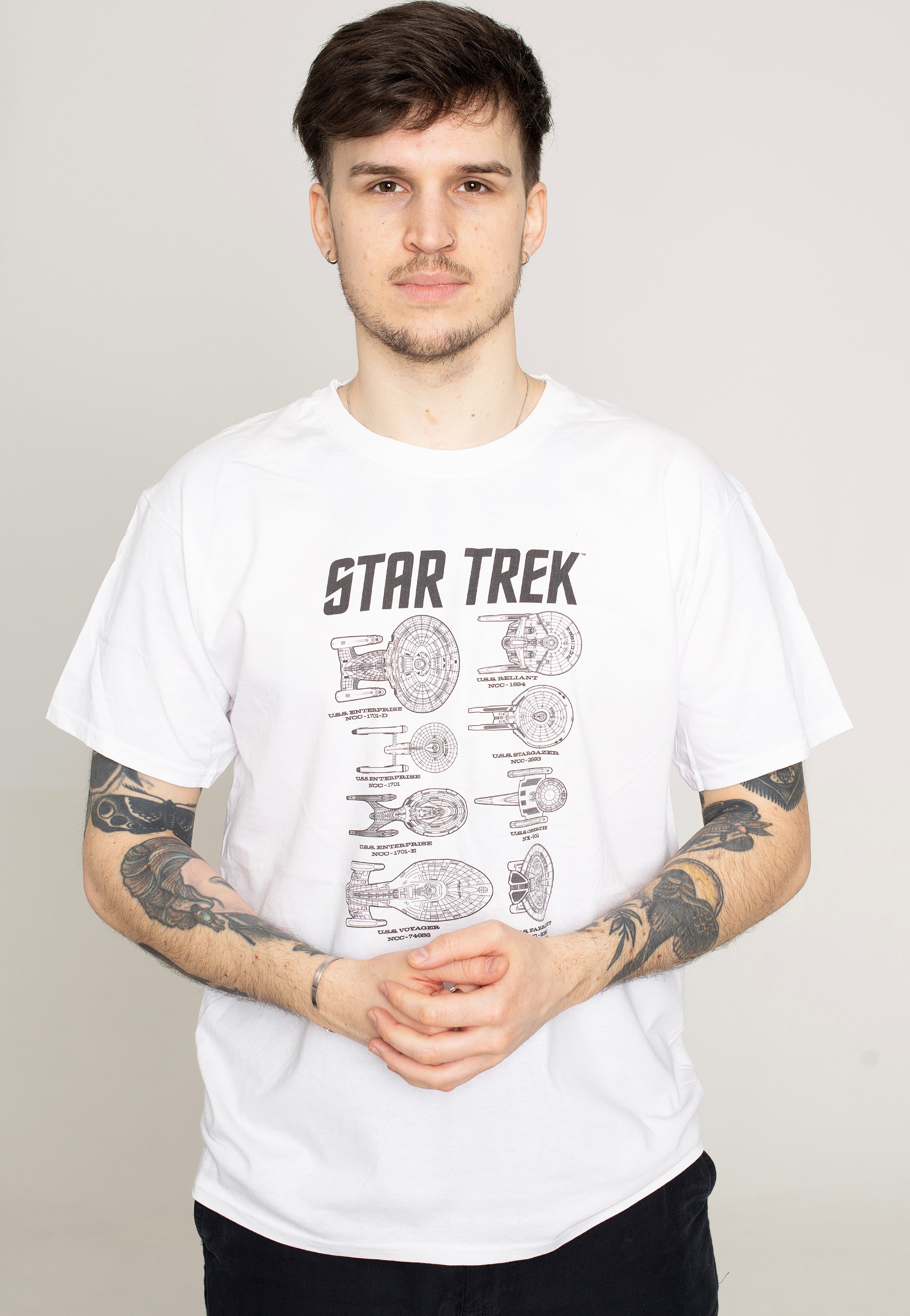 Star Trek - Ships Of Trek White - T-Shirt | Men-Image