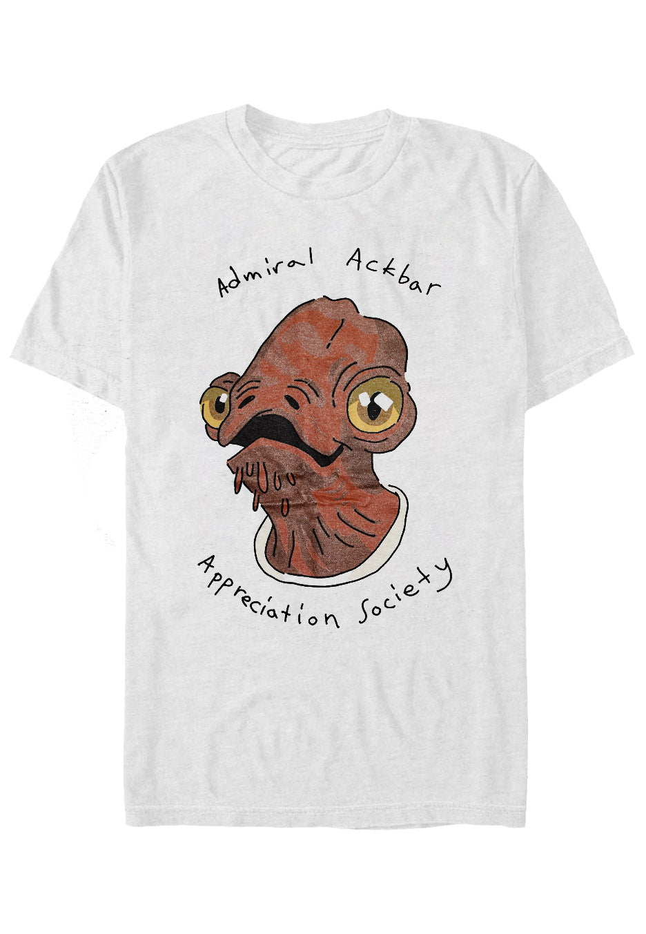 Star Wars - Admiral Ackbar Grey - T-Shirt | Neutral-Image