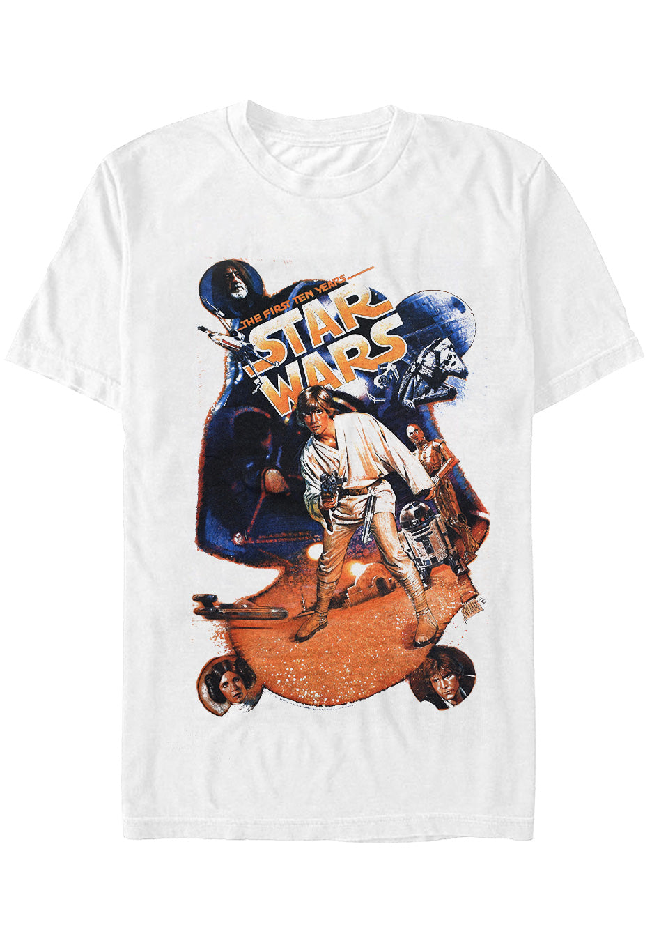 Star Wars - Luke Poster White - T-Shirt | Neutral-Image