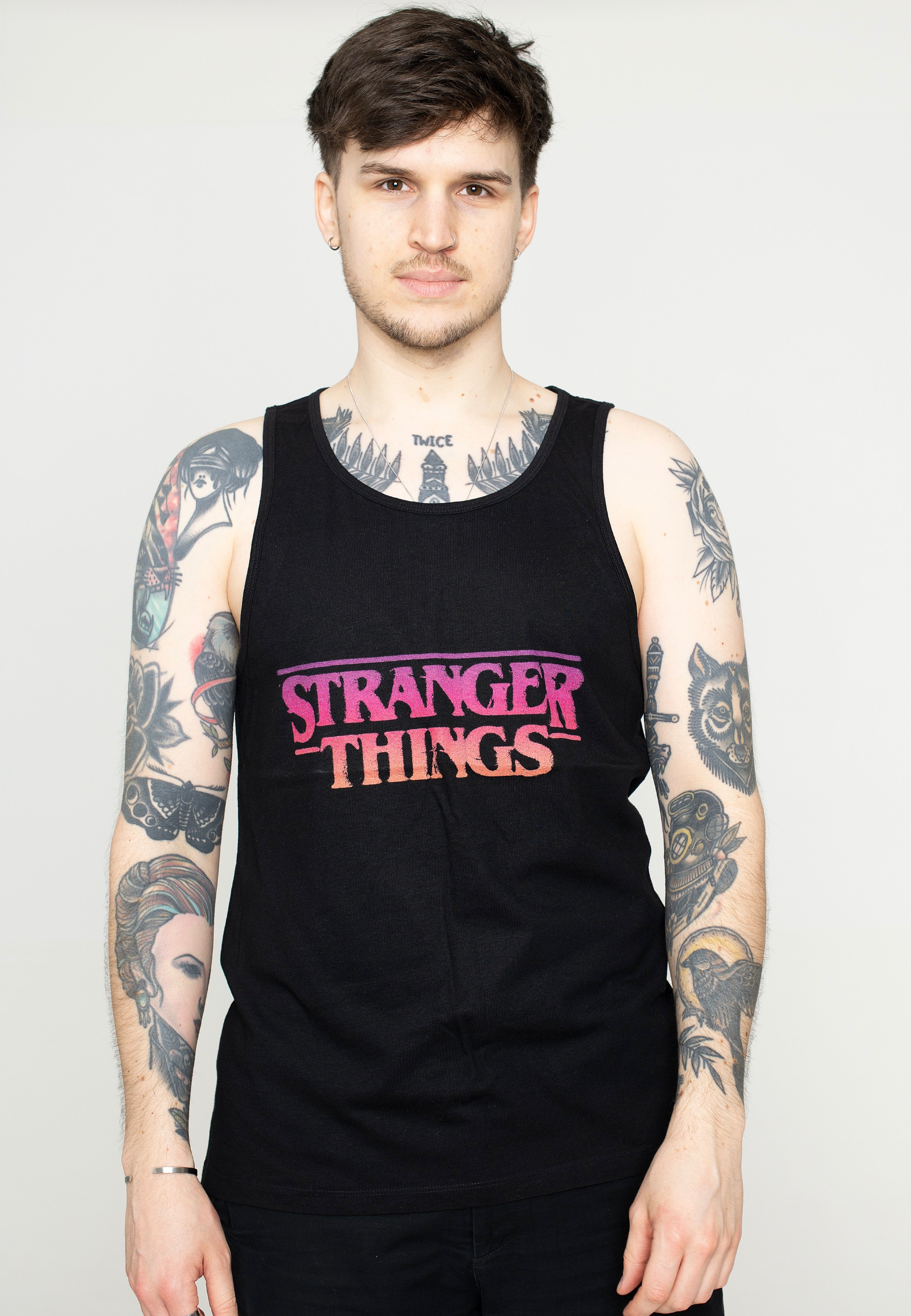 Stranger Things - Grunge Logo - Tank | Men-Image