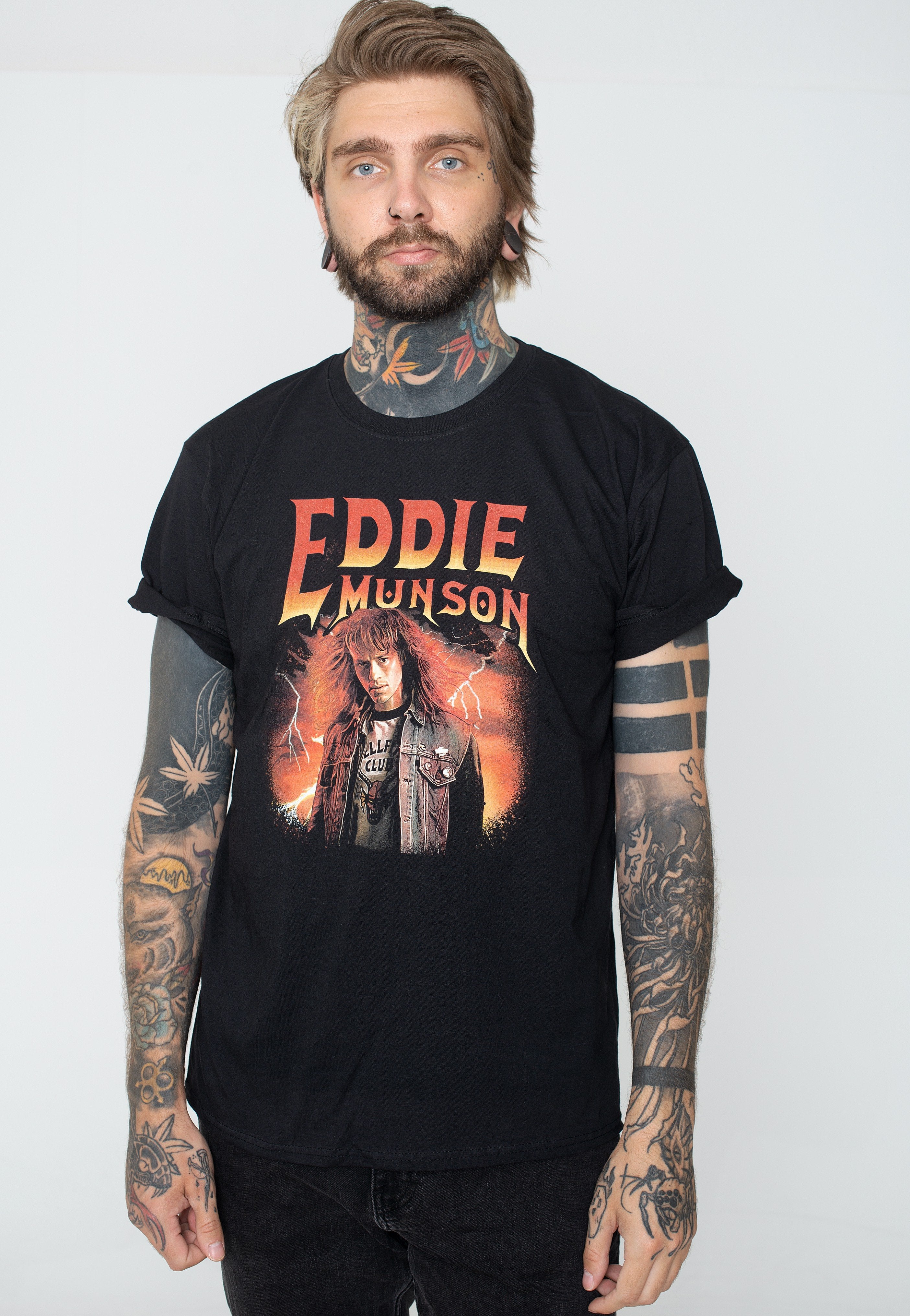 Stranger Things - Metal Eddie - T-Shirt | Men-Image