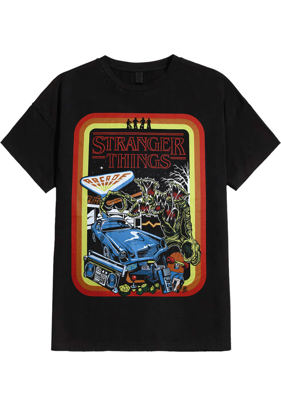 Stranger Things - Retro Poster - T-Shirt | Neutral-Image