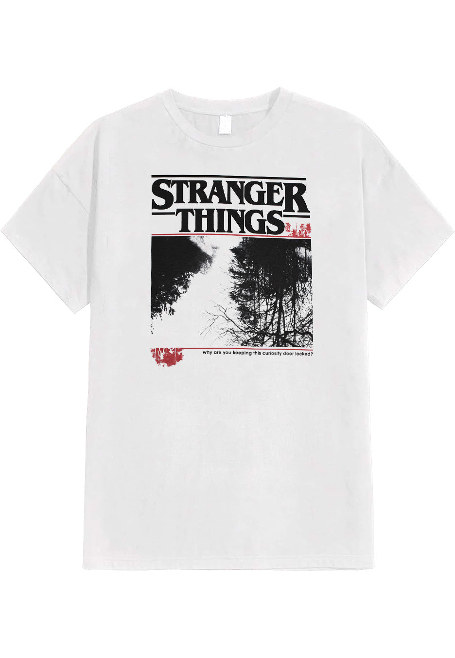 Stranger Things - Upside Photo White - T-Shirt | Neutral-Image