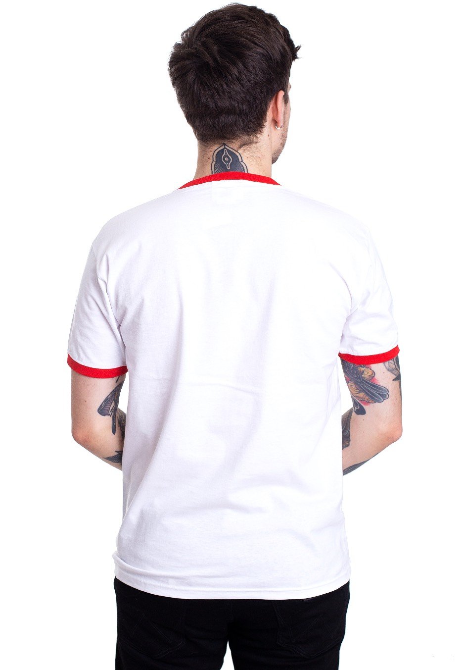 Street Fighter - Chibi Ryu Ringer White - T-Shirt | Men-Image