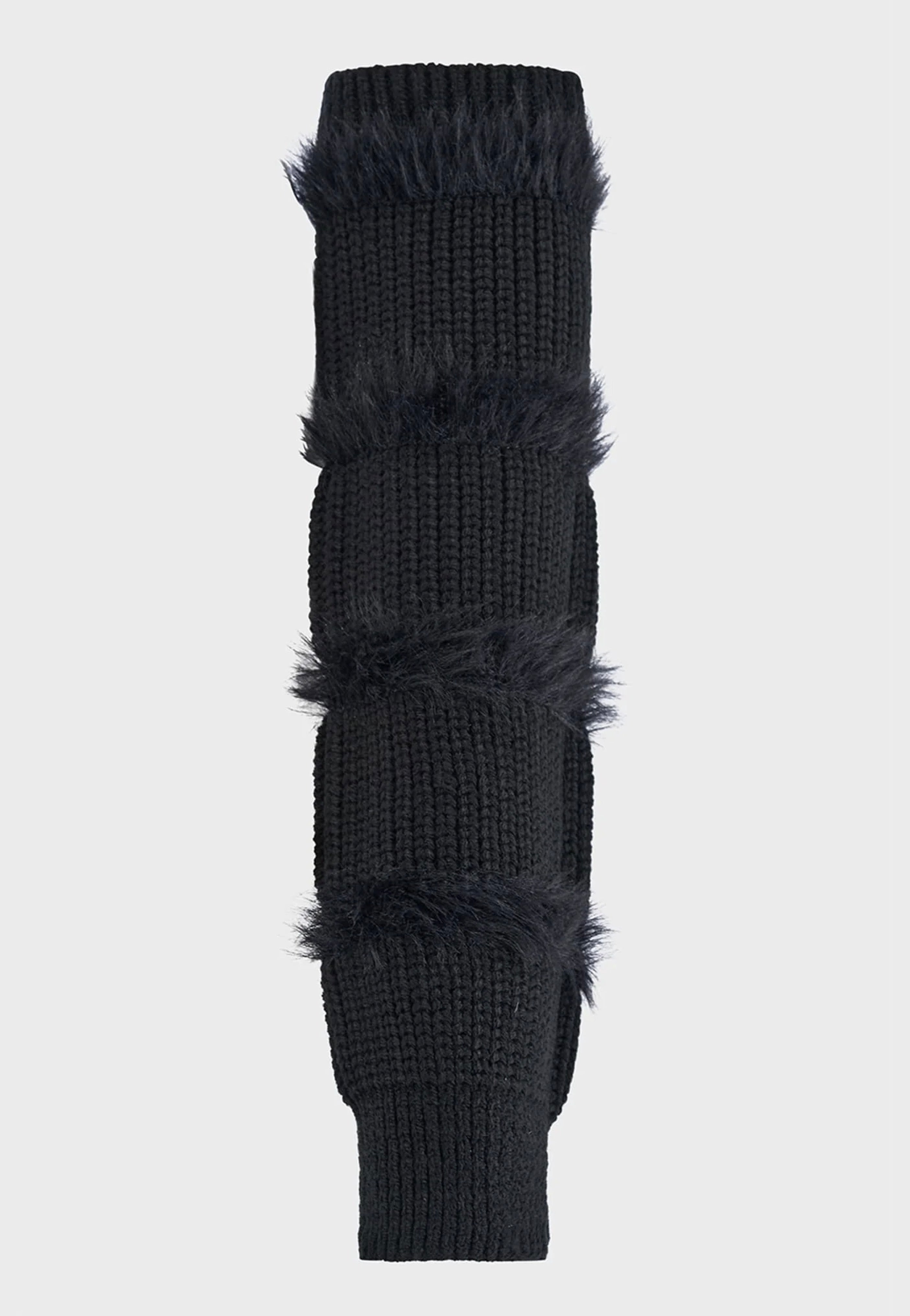 Killstar x Kihilist - Striped Night Black - Arm Warmers | Neutral-Image