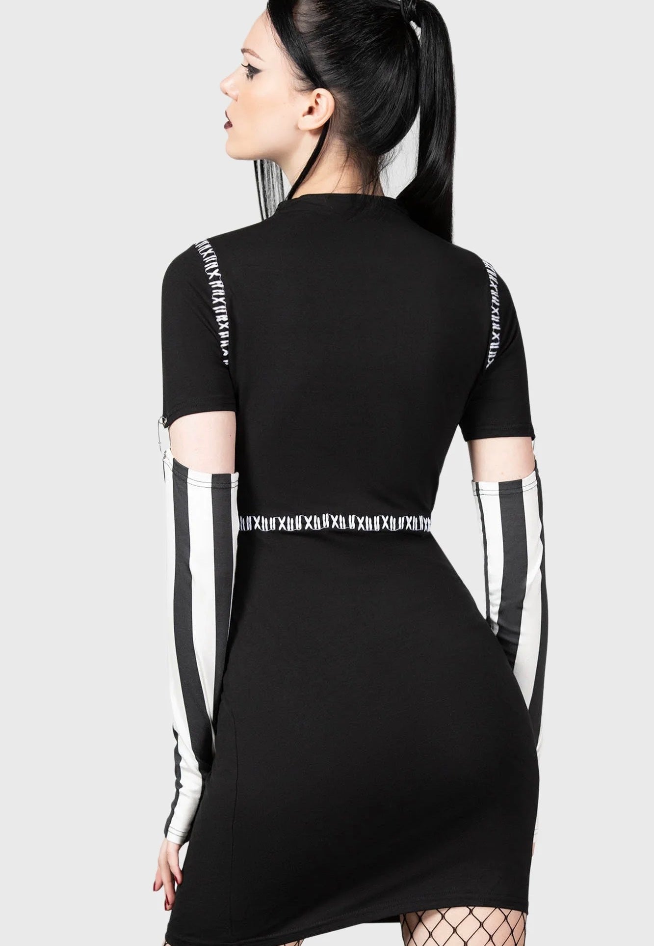 Killstar - Stripes And Stitches - Dress | Women-Image