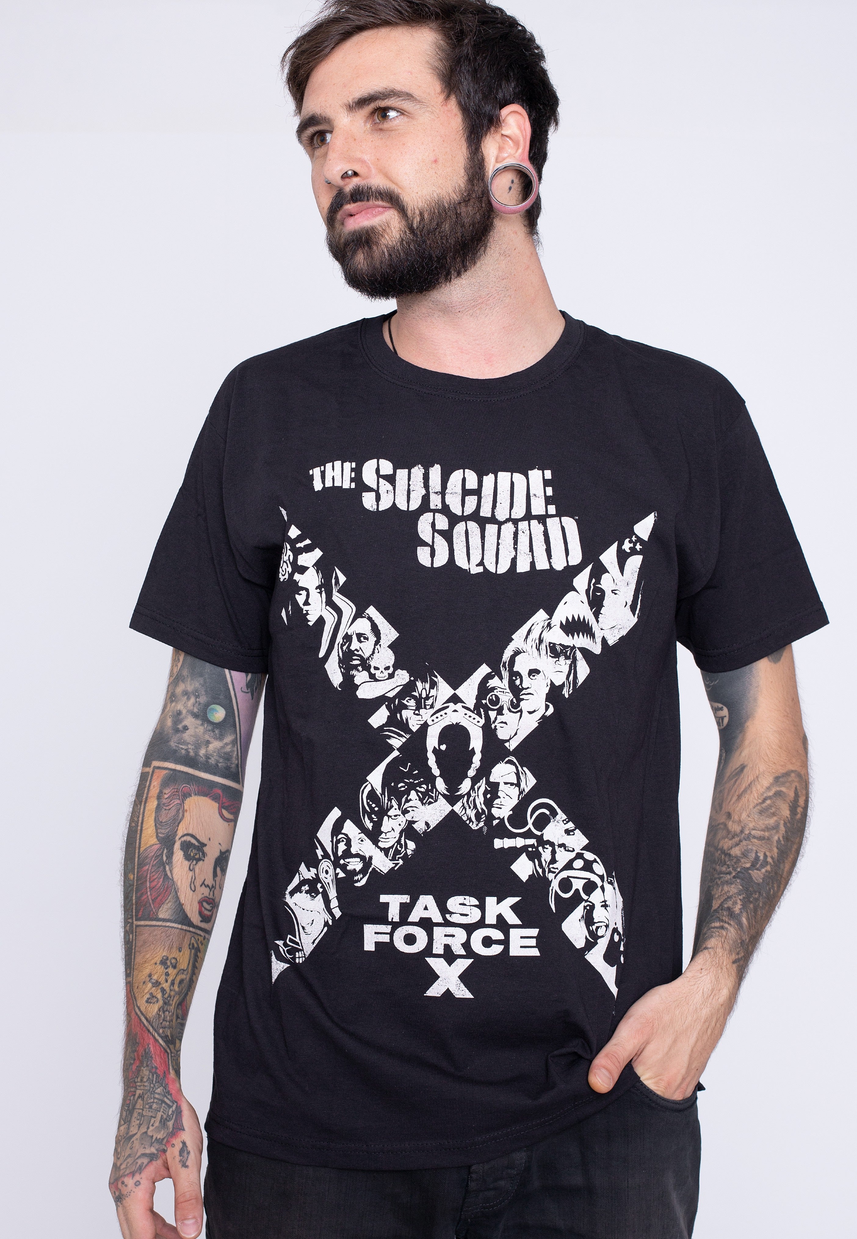 Suicide Squad - X Cross - T-Shirt | Men-Image