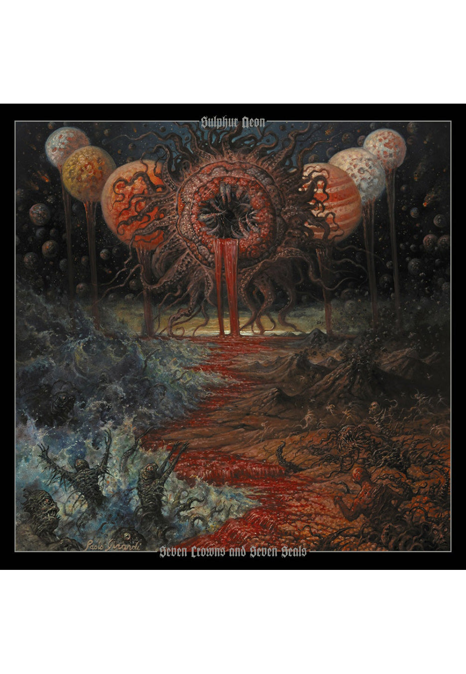 Sulphur Aeon - Seven Crowns And Seven Seals Red Black - Colored Vinyl | Neutral-Image