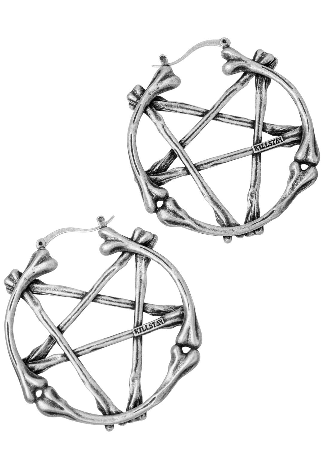 Killstar - Summon Spirits Hoop Silver - Earrings | Neutral-Image