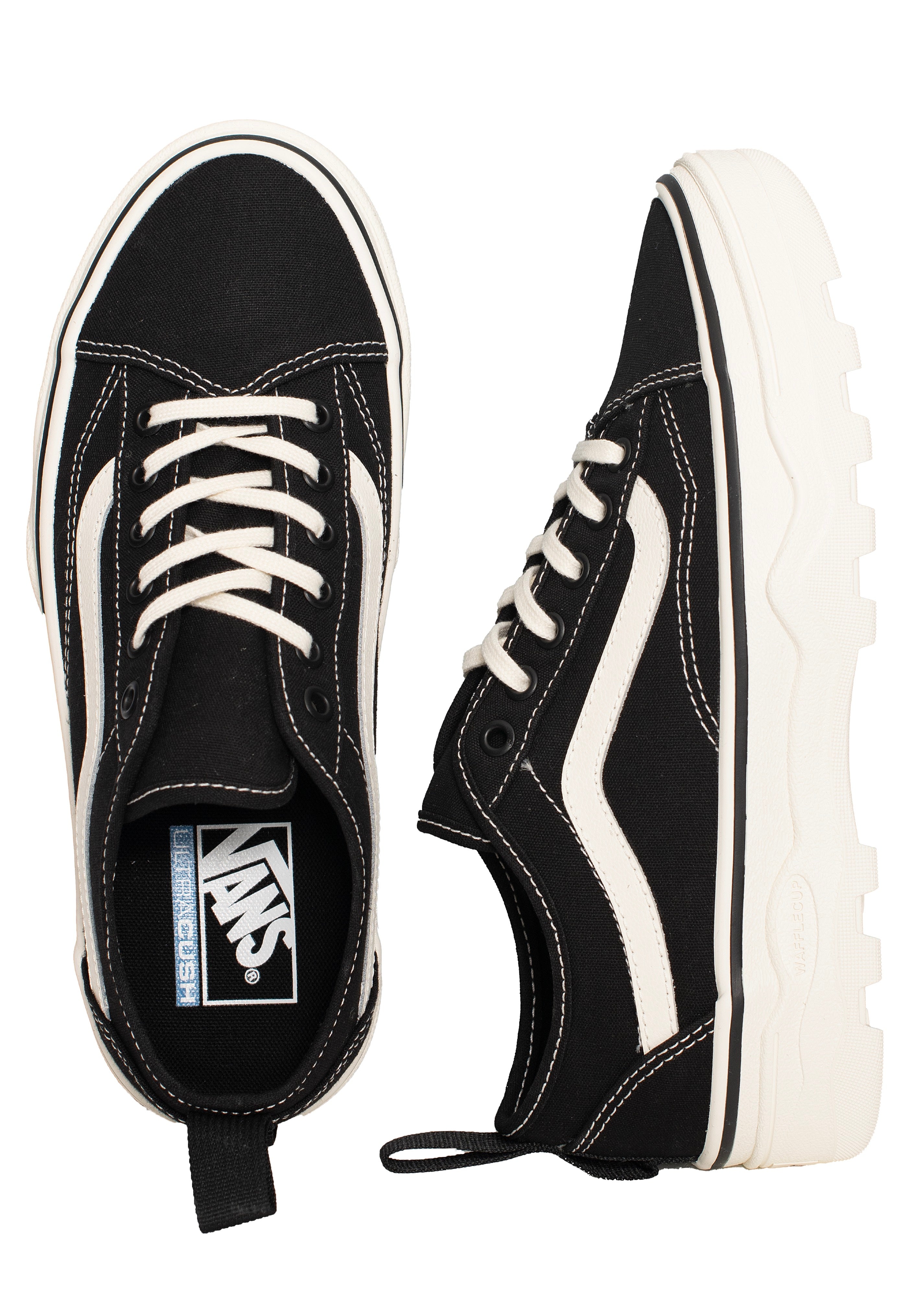 Vans - UA Sentry Old Skool WC (Canvas) Black/Marshmallow - Girl Shoes | Women-Image