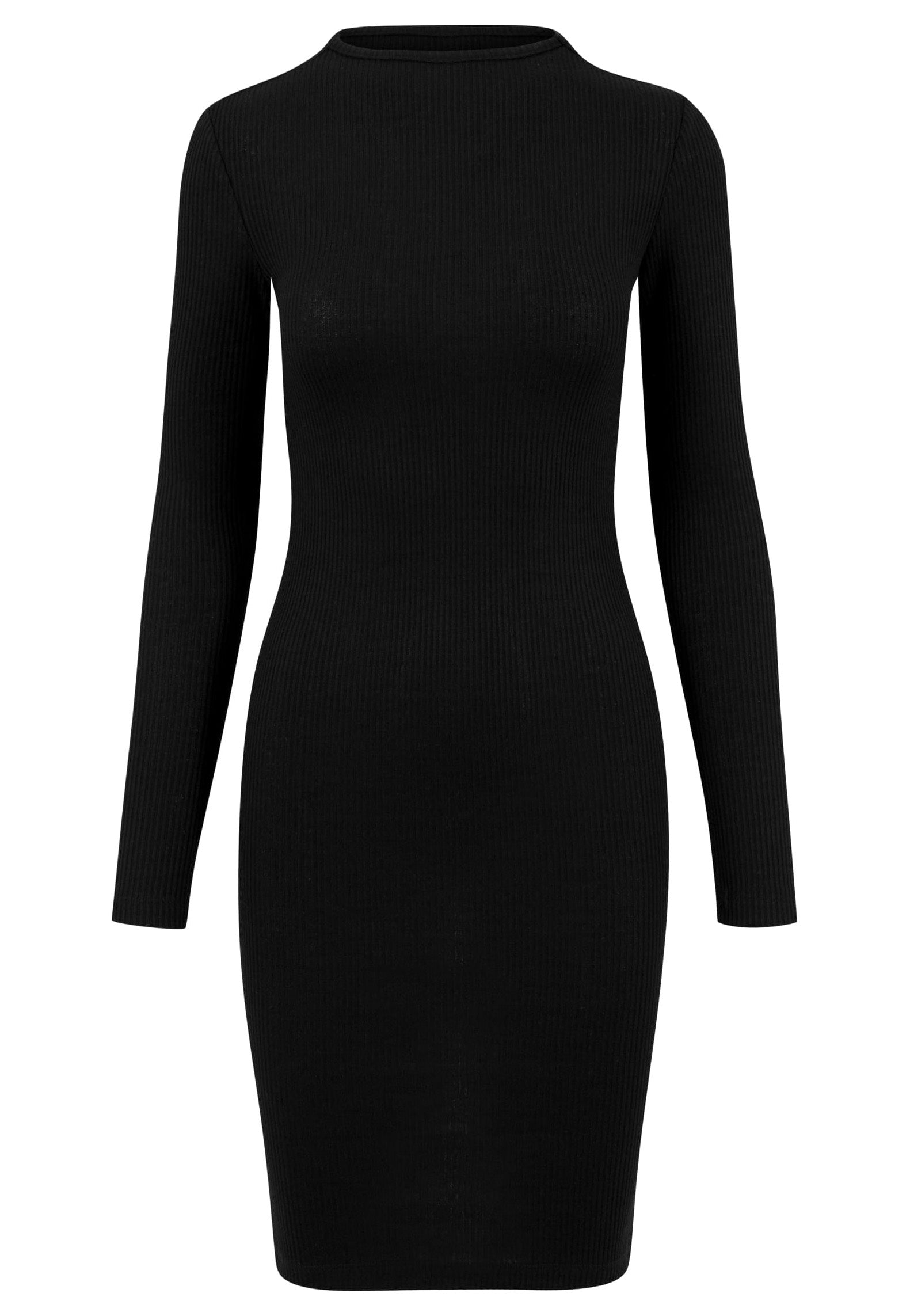 Urban Classics - Ladies Rib Dress Black - Dress | Women-Image