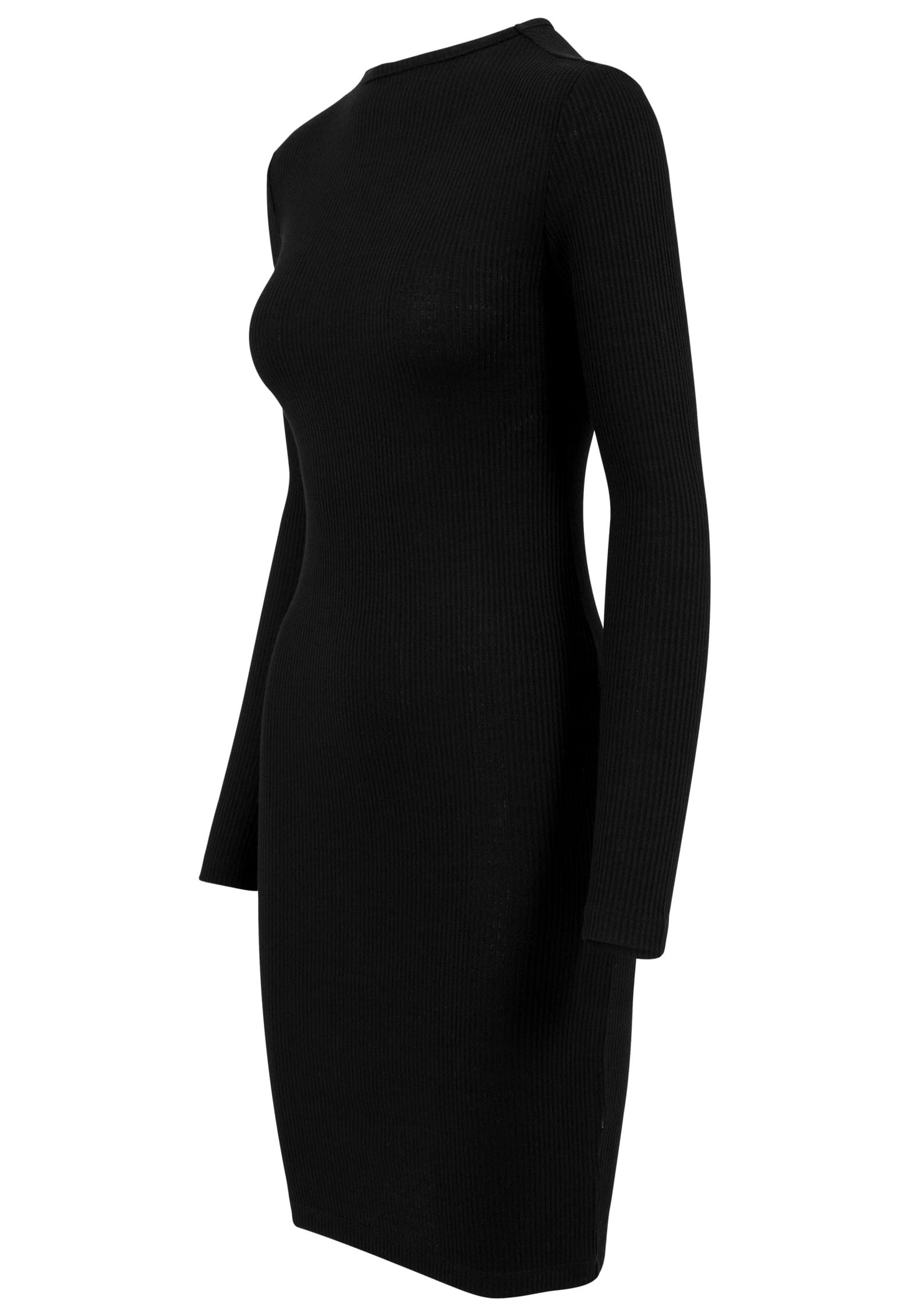 Urban Classics - Ladies Rib Dress Black - Dress | Women-Image