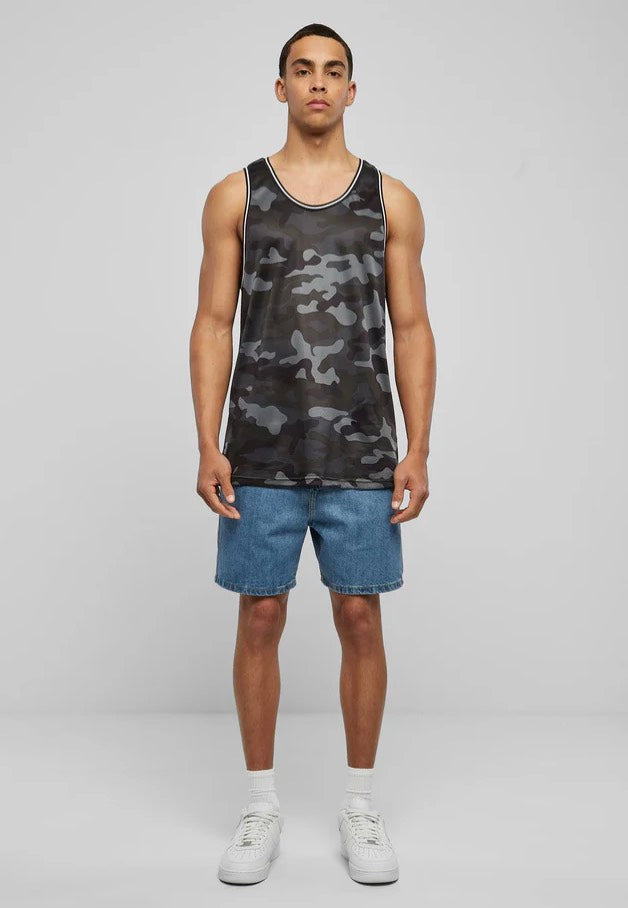 Urban Classics - Camo Mesh Darkcamo - Tank | Men-Image