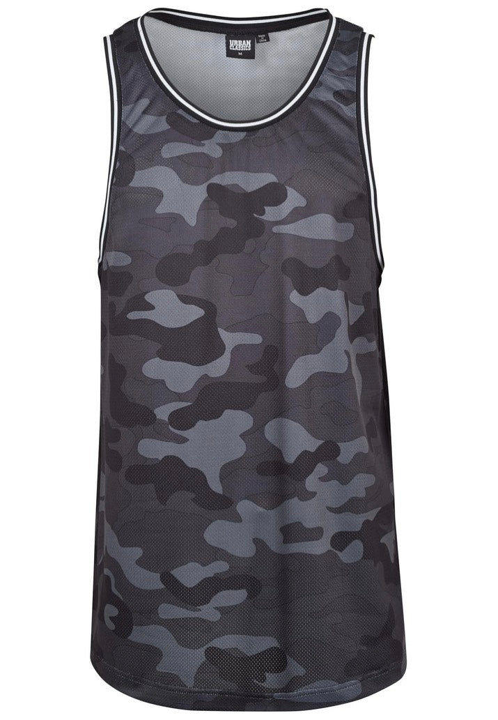 Urban Classics - Camo Mesh Darkcamo - Tank | Men-Image