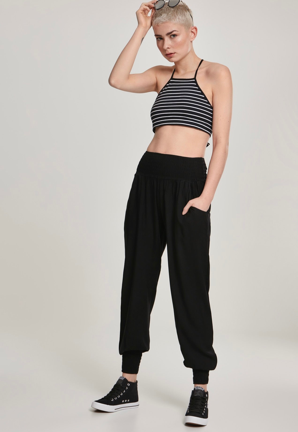 Urban Classics - Sarong Black - Pants | Women-Image