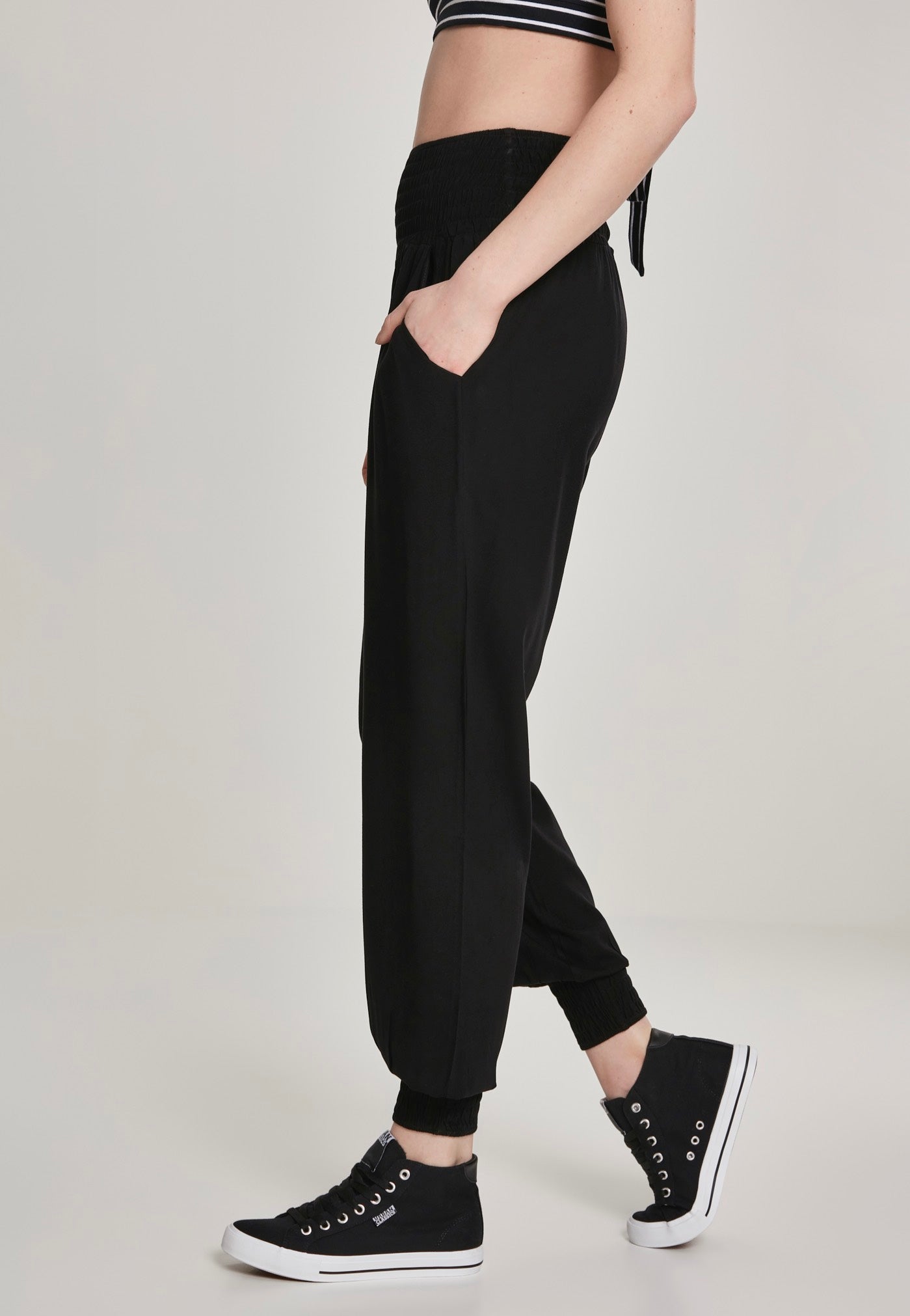 Urban Classics - Sarong Black - Pants | Women-Image