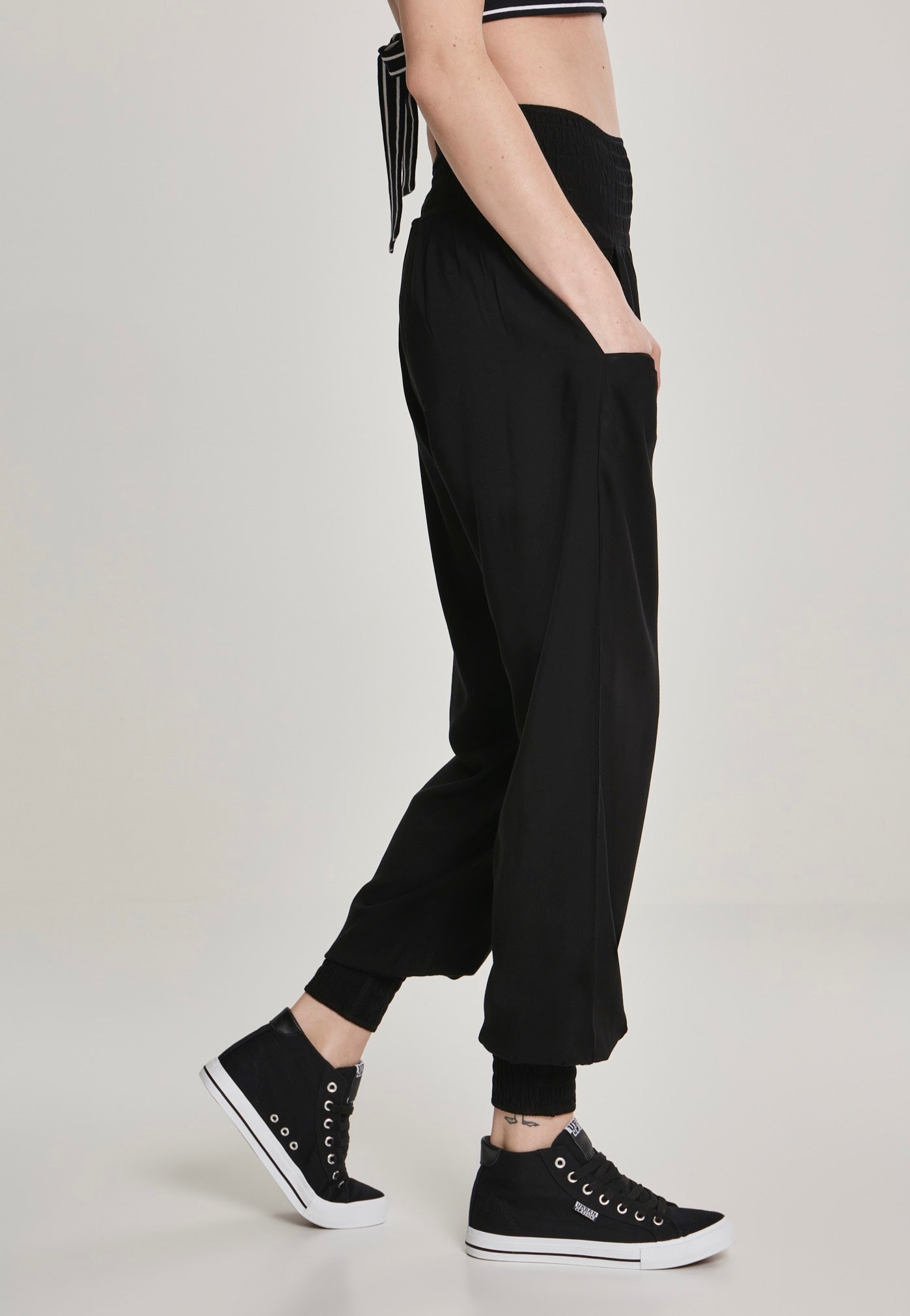 Urban Classics - Sarong Black - Pants | Women-Image